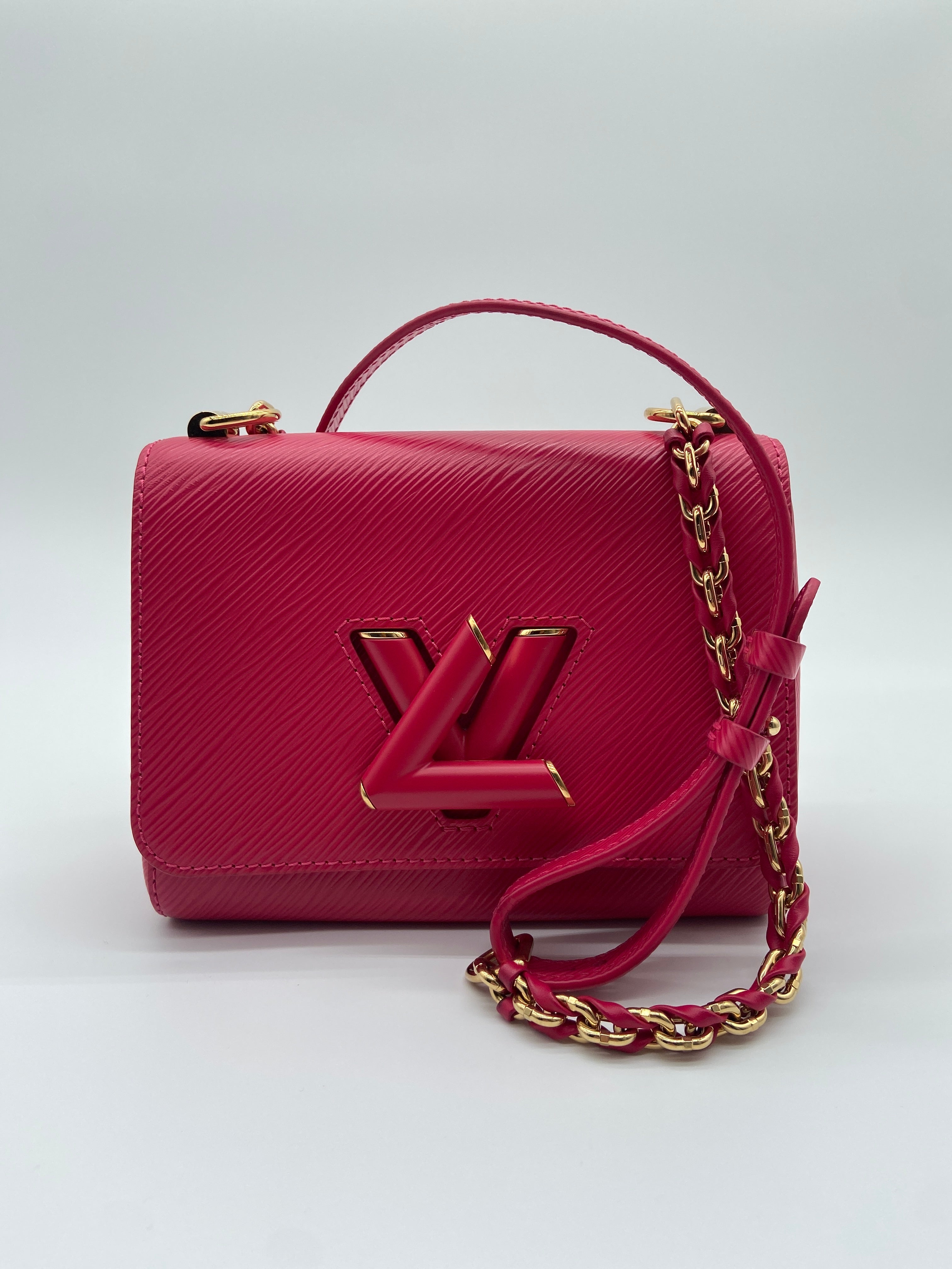 Louis Vuitton Epi Twist PM shoulder bag in pink