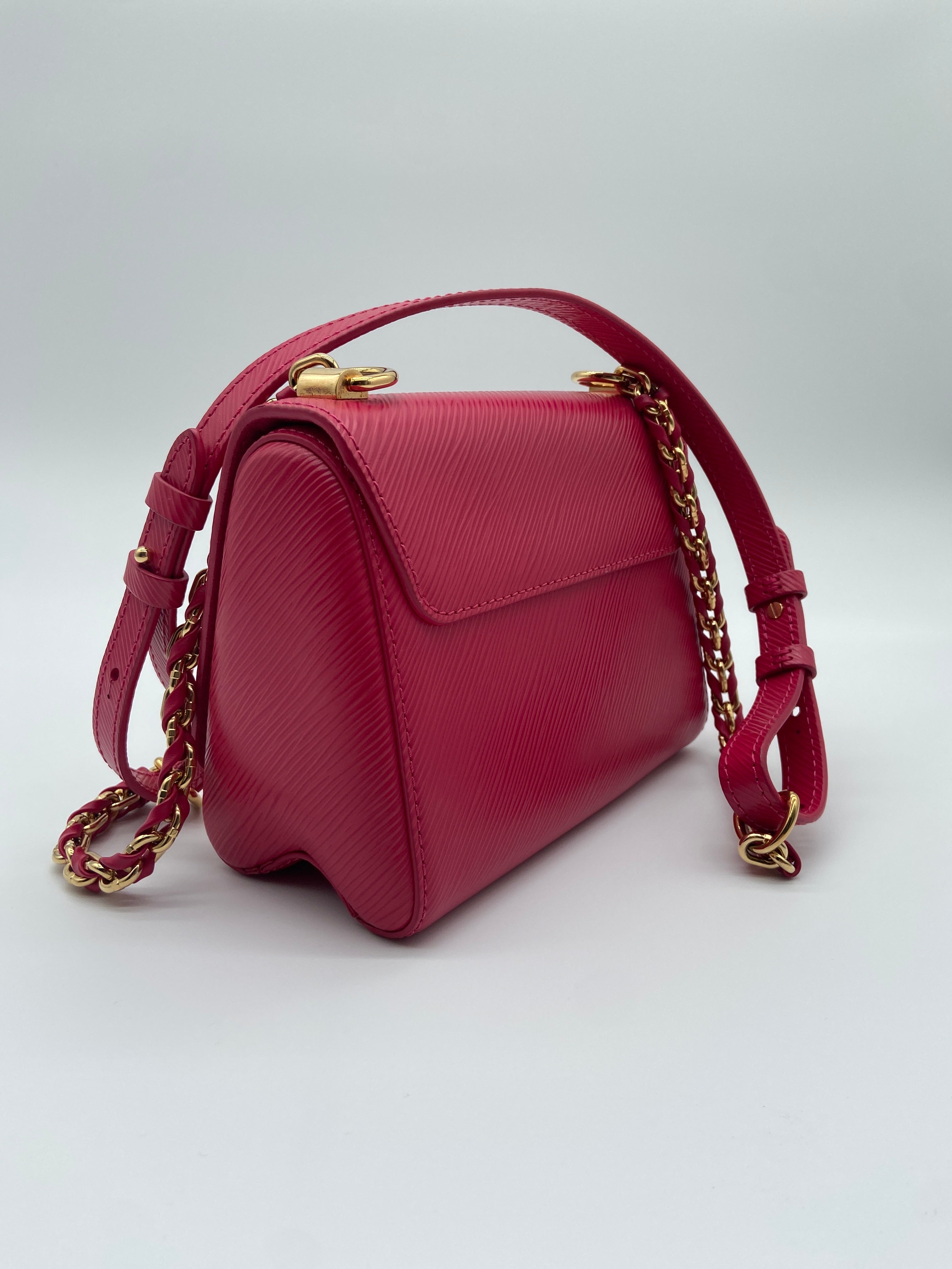 Louis Vuitton Epi Twist PM shoulder bag in pink
