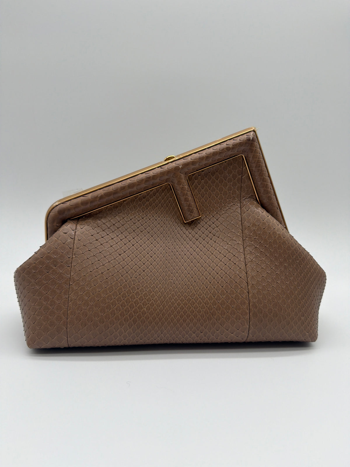 Fendi Small First in tan python image 2