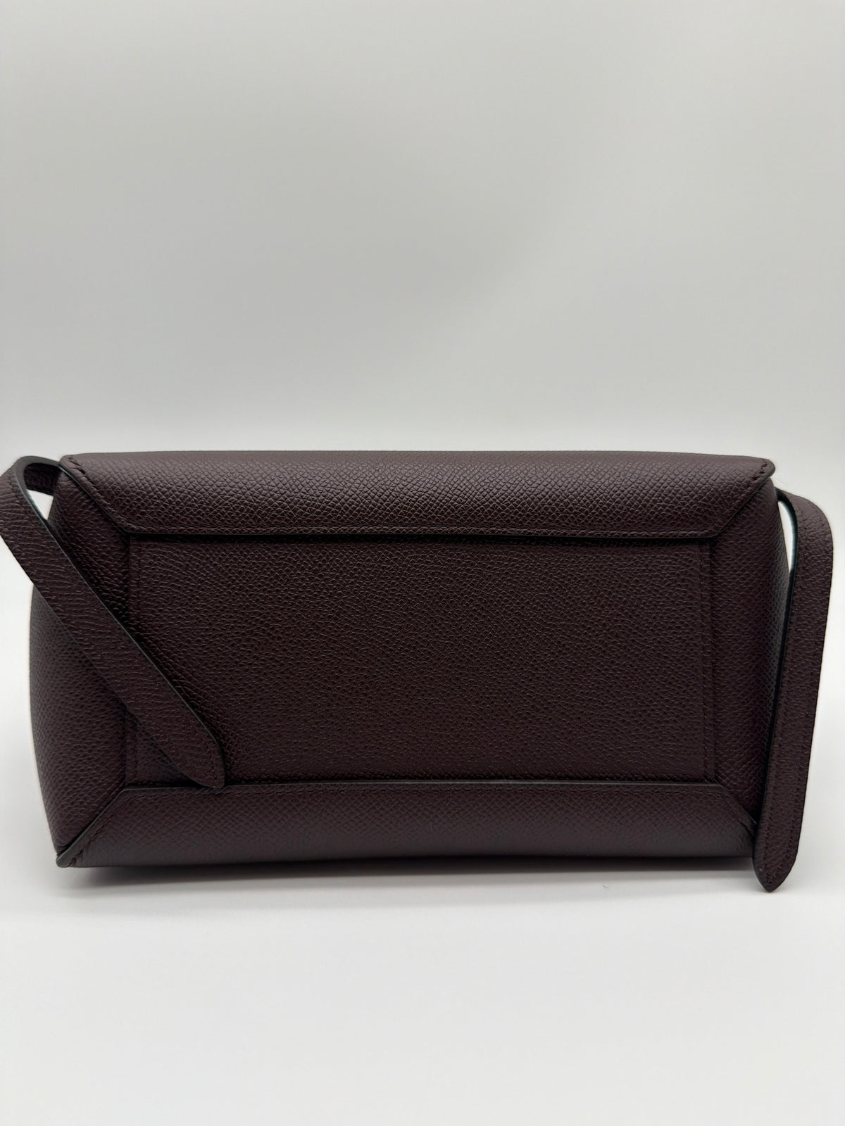 Céline Belt Bag in a dark burgundy image 5