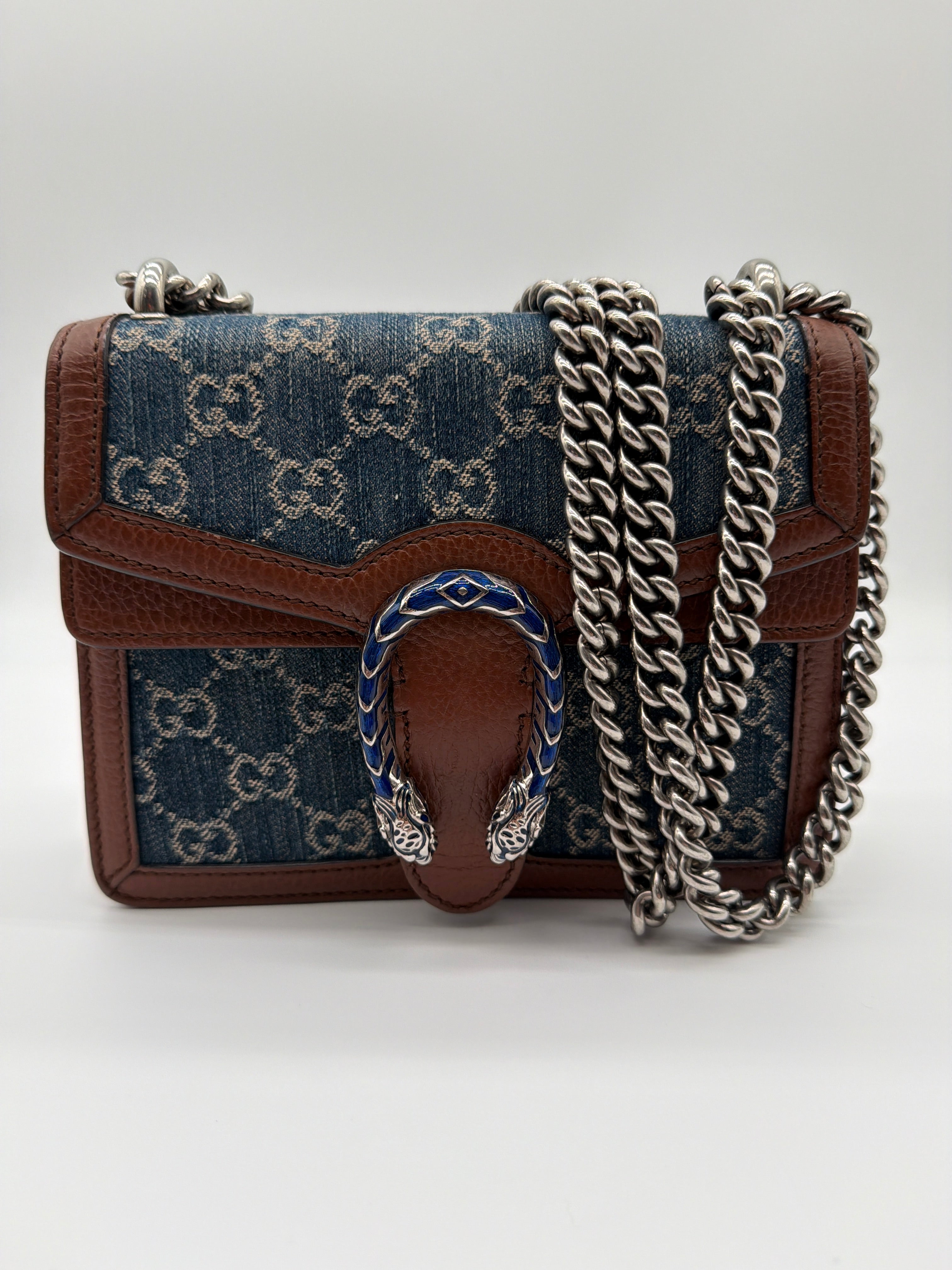 Gucci GG Denim Dionysus shoulder bag image 1