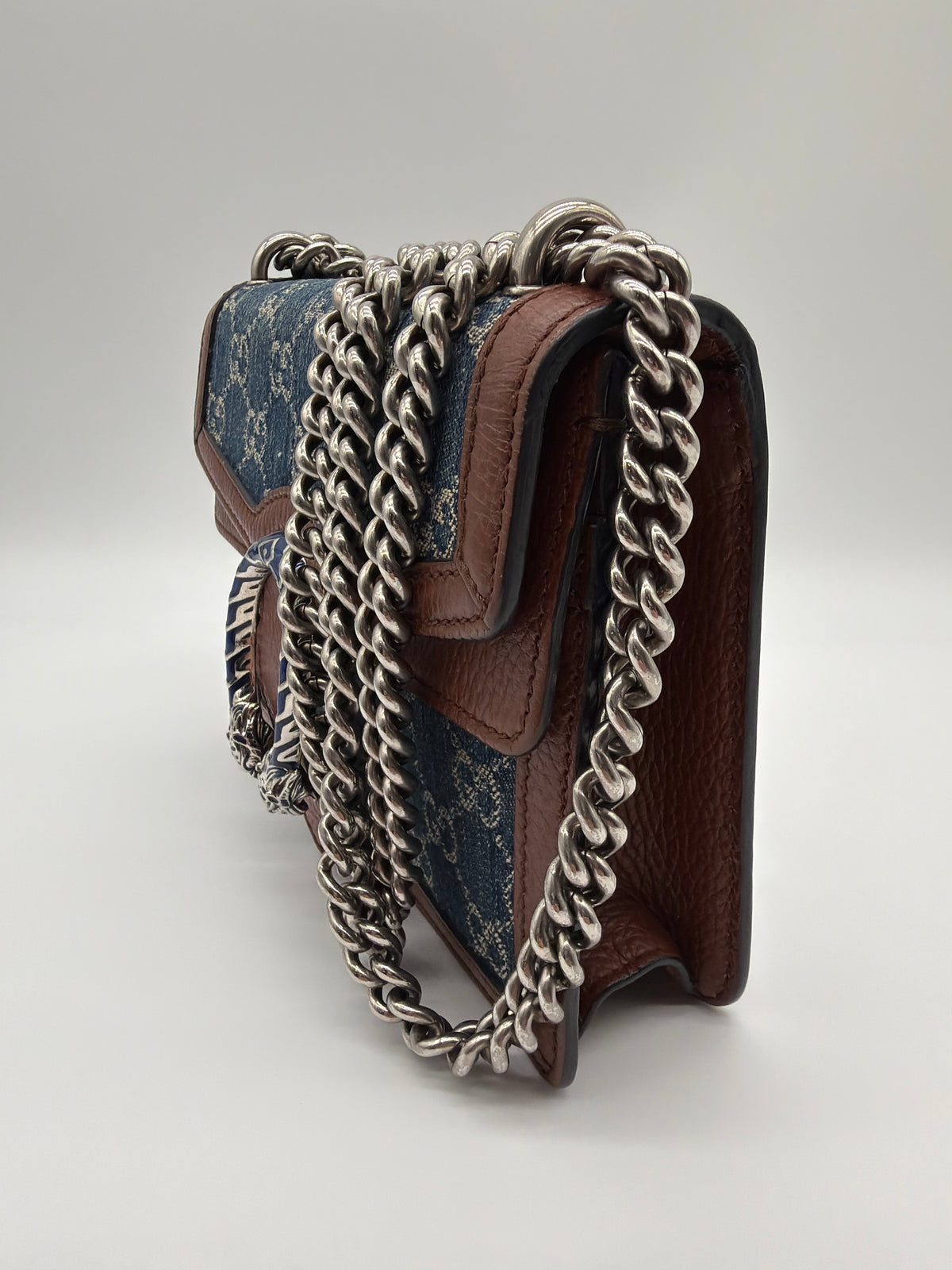 Gucci GG Denim Dionysus shoulder bag image 2