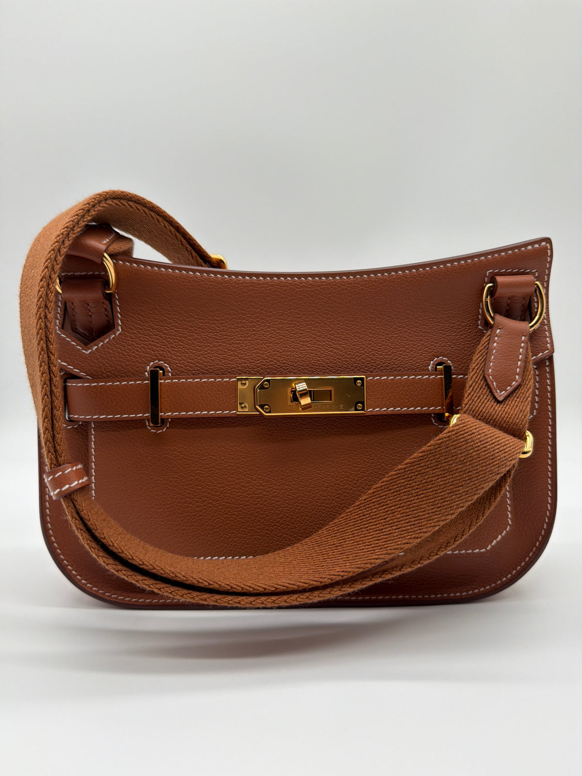 Hermès Mini Jypsière Gold Evercolor image 1