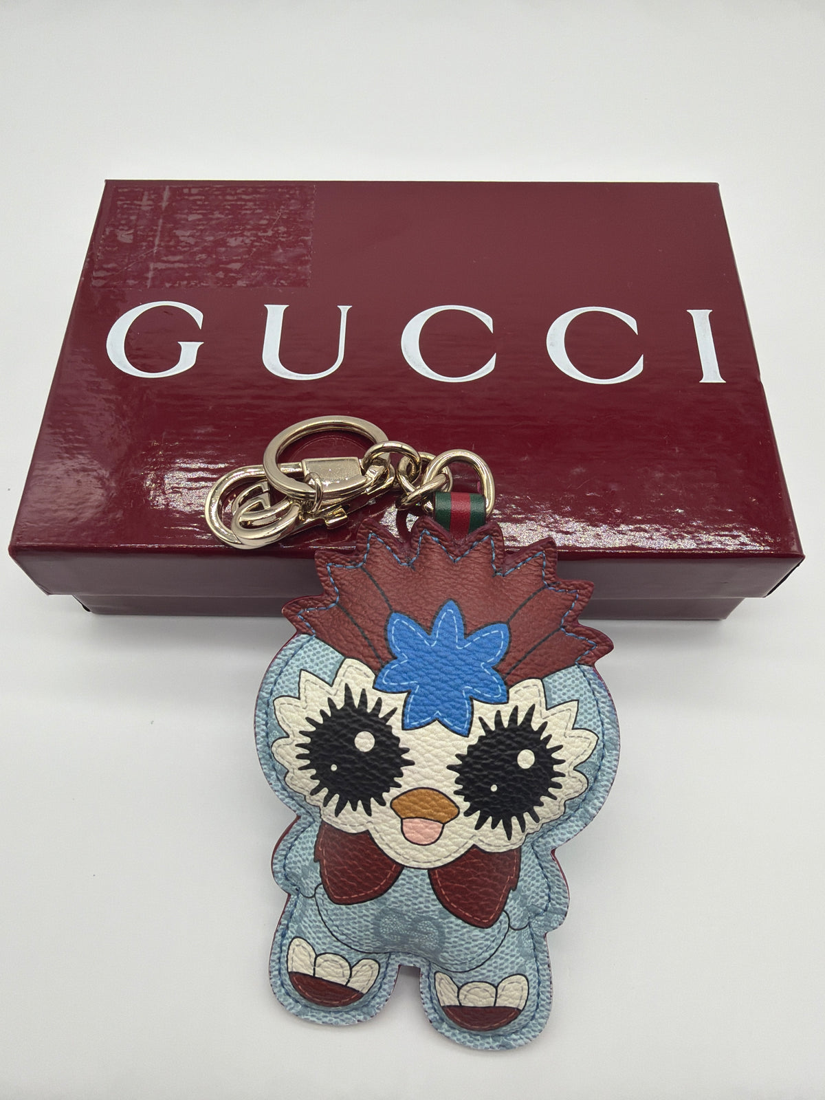 Gucci Besties leather bag charm image 3