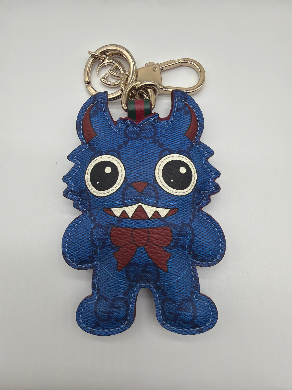 Gucci Besties blue monster keychain image 1