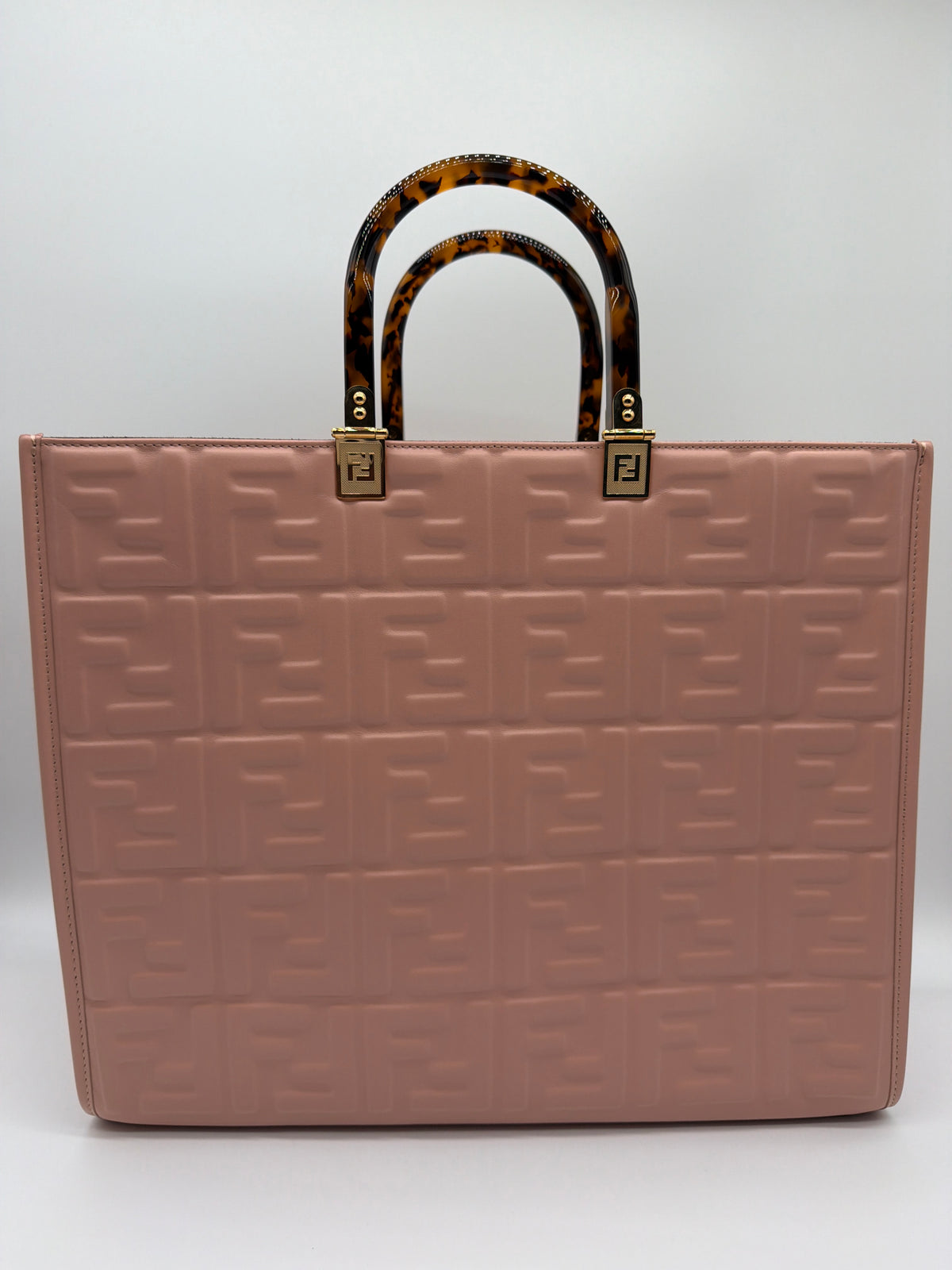 Fendi Sunshine Medium Tote in light pink image 1