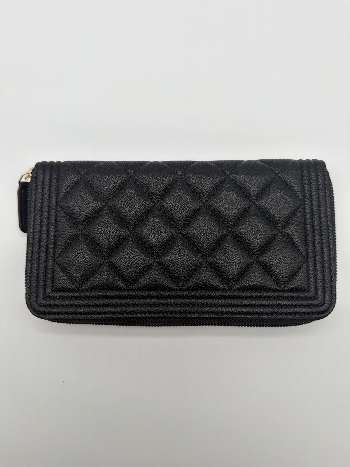 Chanel Boy Caviar Zippy Wallet image 2