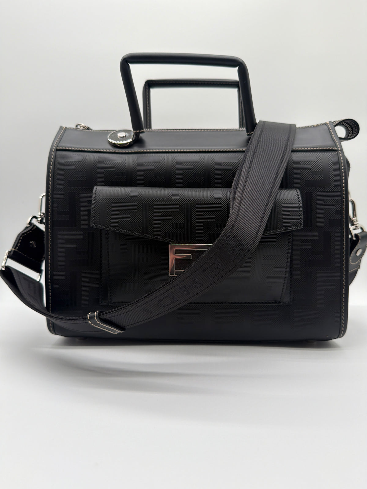 Fendi Soft Trunk Convertible Boston Bag image 1