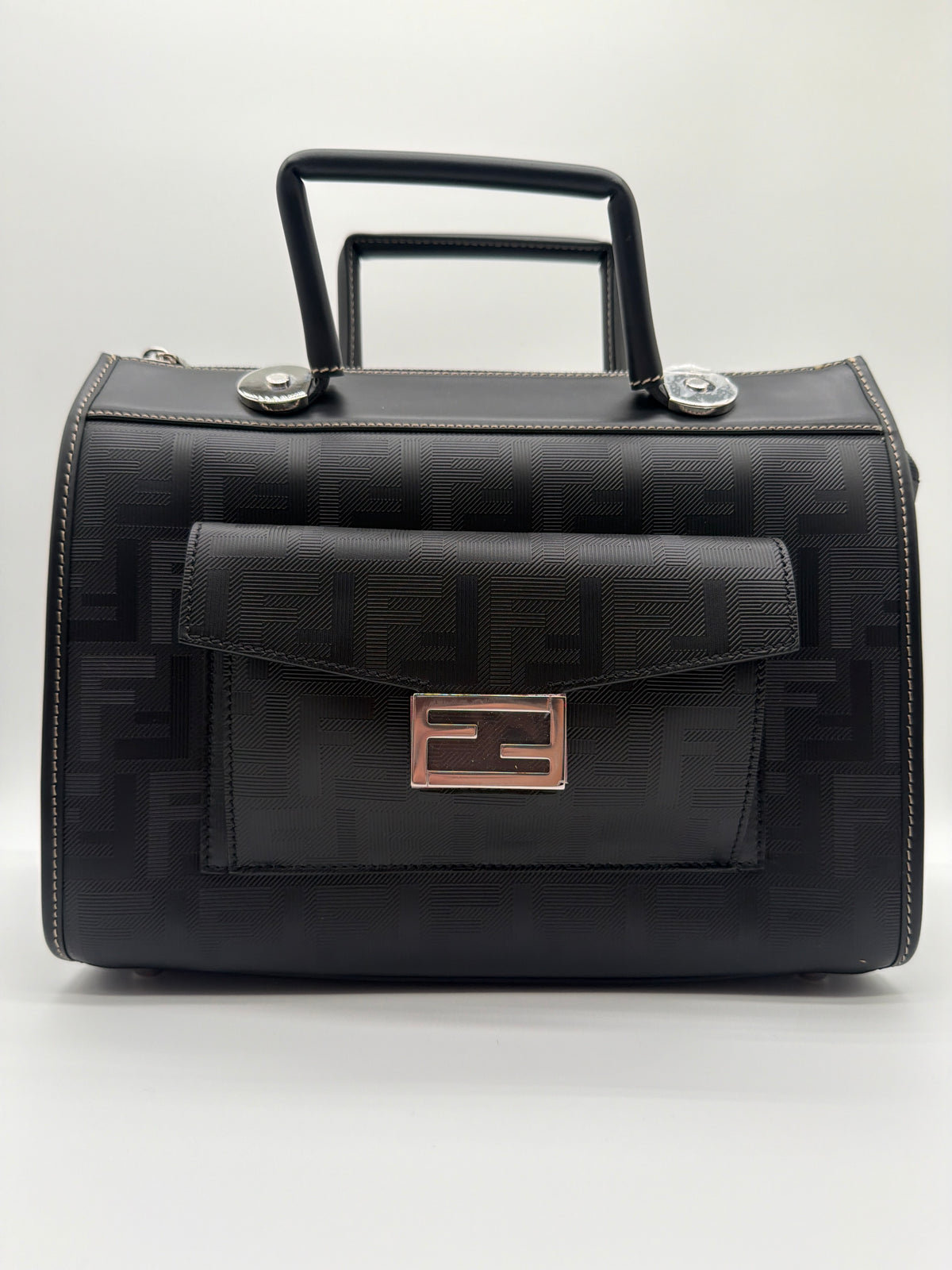 Fendi Soft Trunk Convertible Boston Bag image 4
