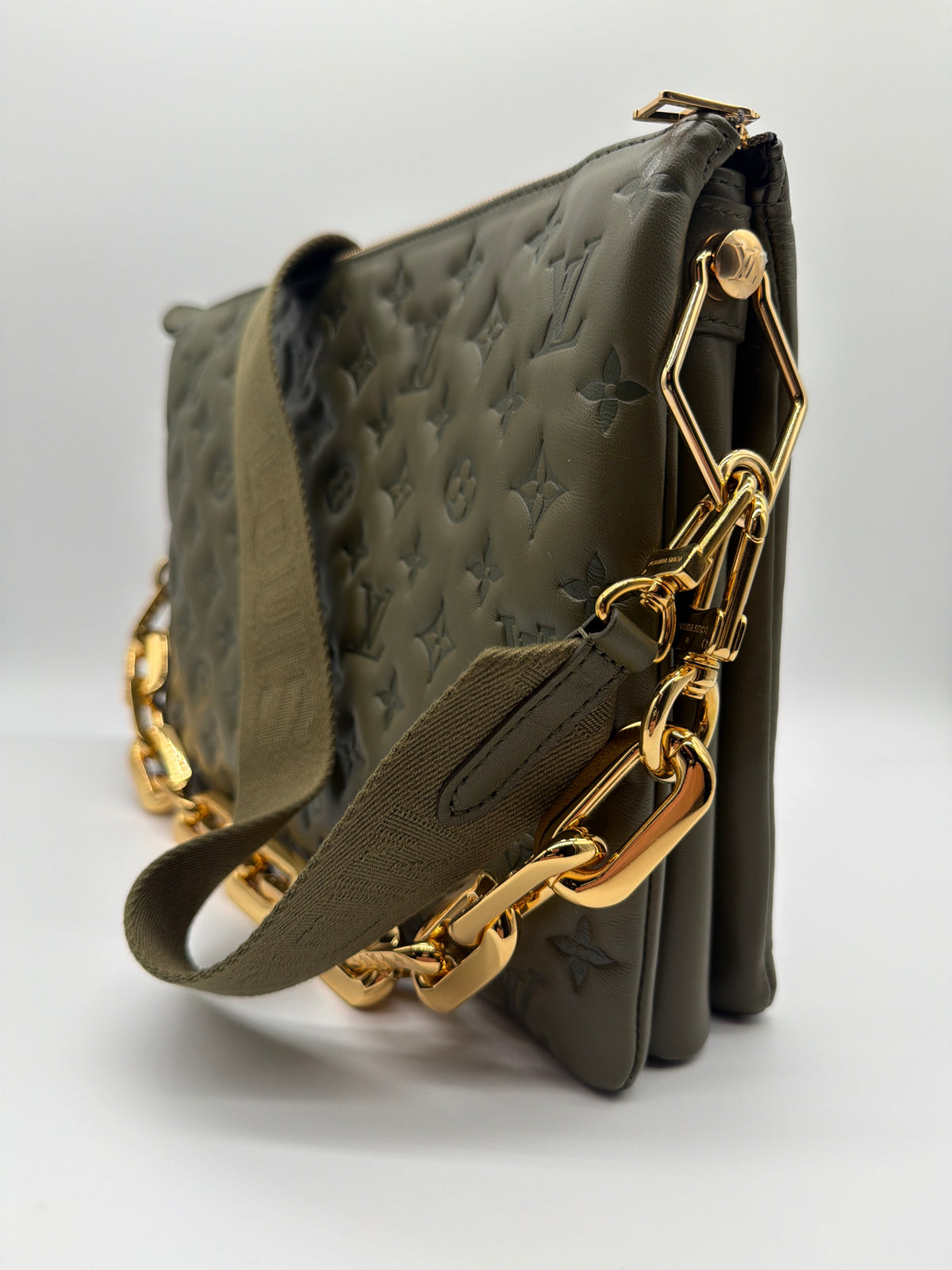 Louis Vuitton Monogram Coussin MM in khaki green image 1