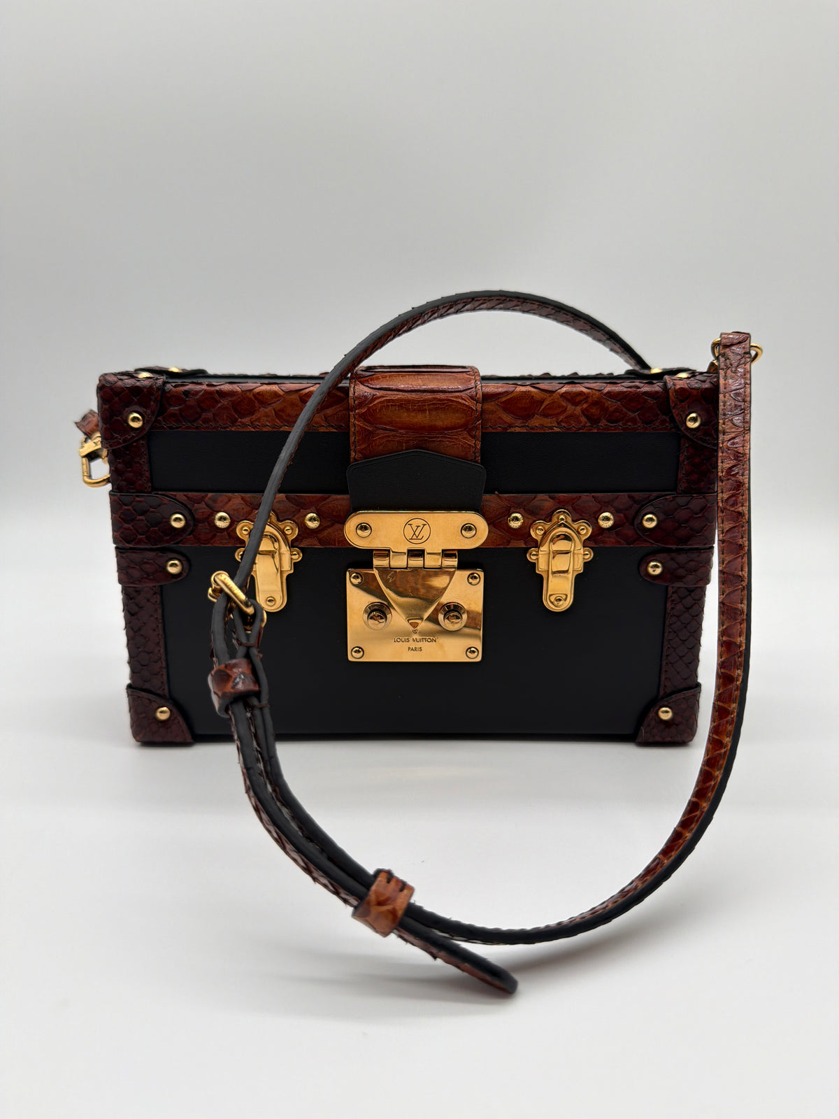Louis Vuitton Snakeskin Trim Petite Malle trunk image 1