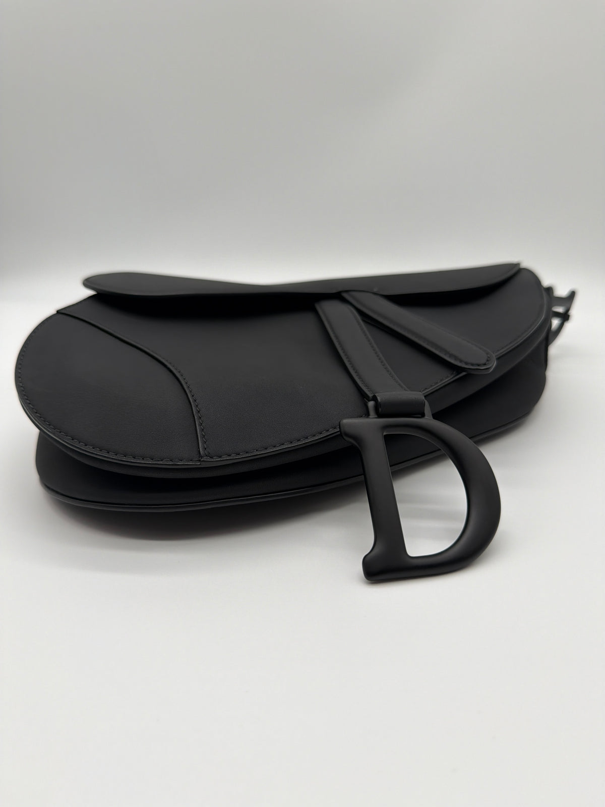 Christian Dior Saddle Bag in Black Ultramatte Calfskin image 4