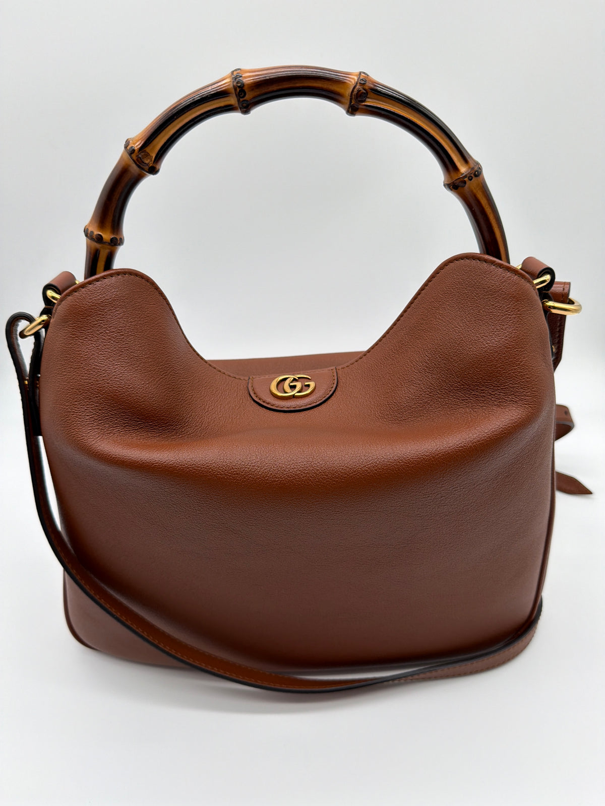Gucci Softy Wonka Textured Dollar Calfskin Small Diana image 1
