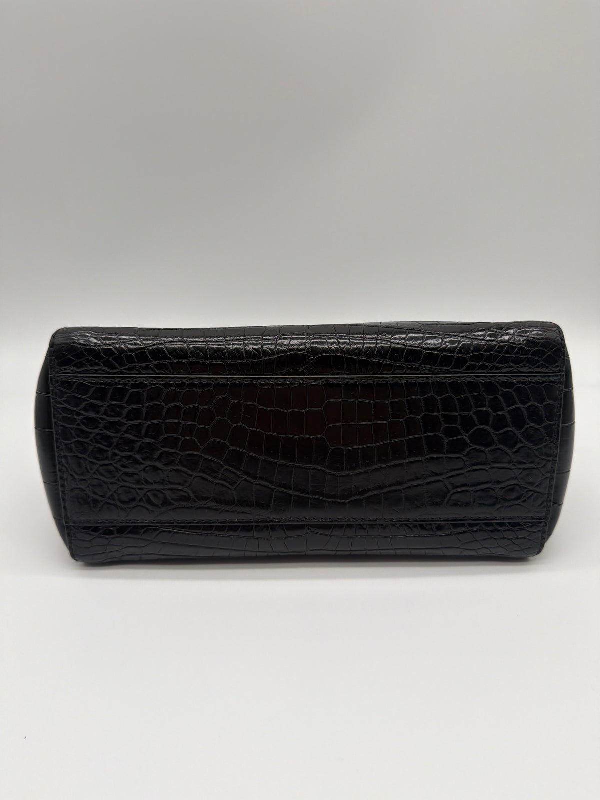 Fendi Peekaboo Mini Black Crocodile Bag image 4