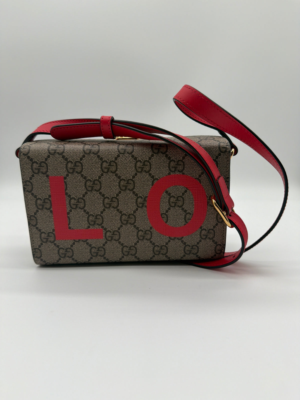 Gucci Mini GG Supreme Love Trunk Crossbody Bag image 1