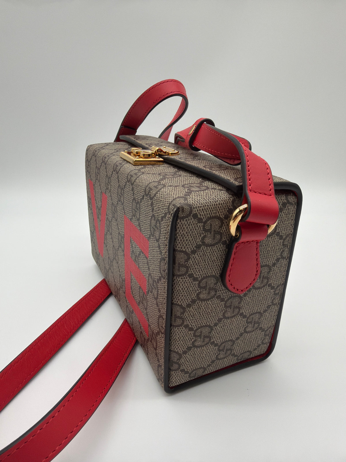 Gucci Mini GG Supreme Love Trunk Crossbody Bag image 3