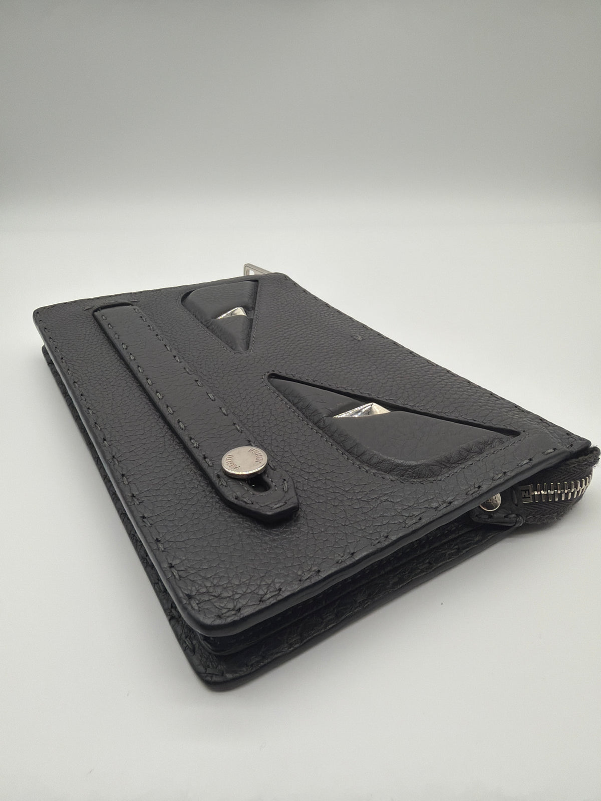 Fendi Bag Bugs Monster Eyes Clutch in dark grey image 3