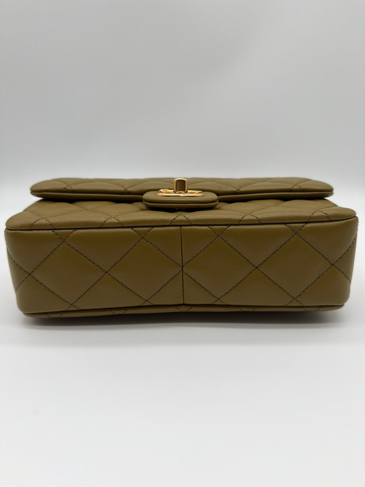 Chanel Lambskin Quilted Small Wenge Wood Flap Bag image 4