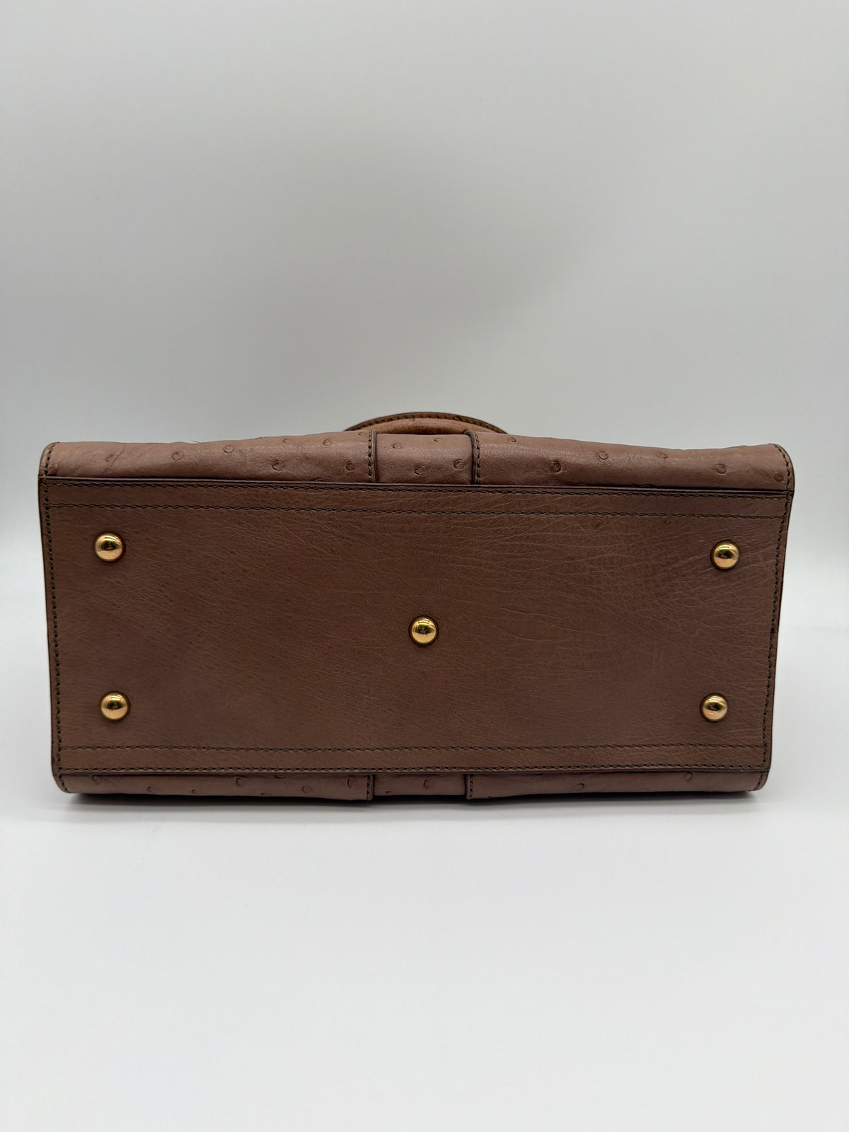 Yves Saint Laurent Ostrich Cabas Chyc Bag image 4