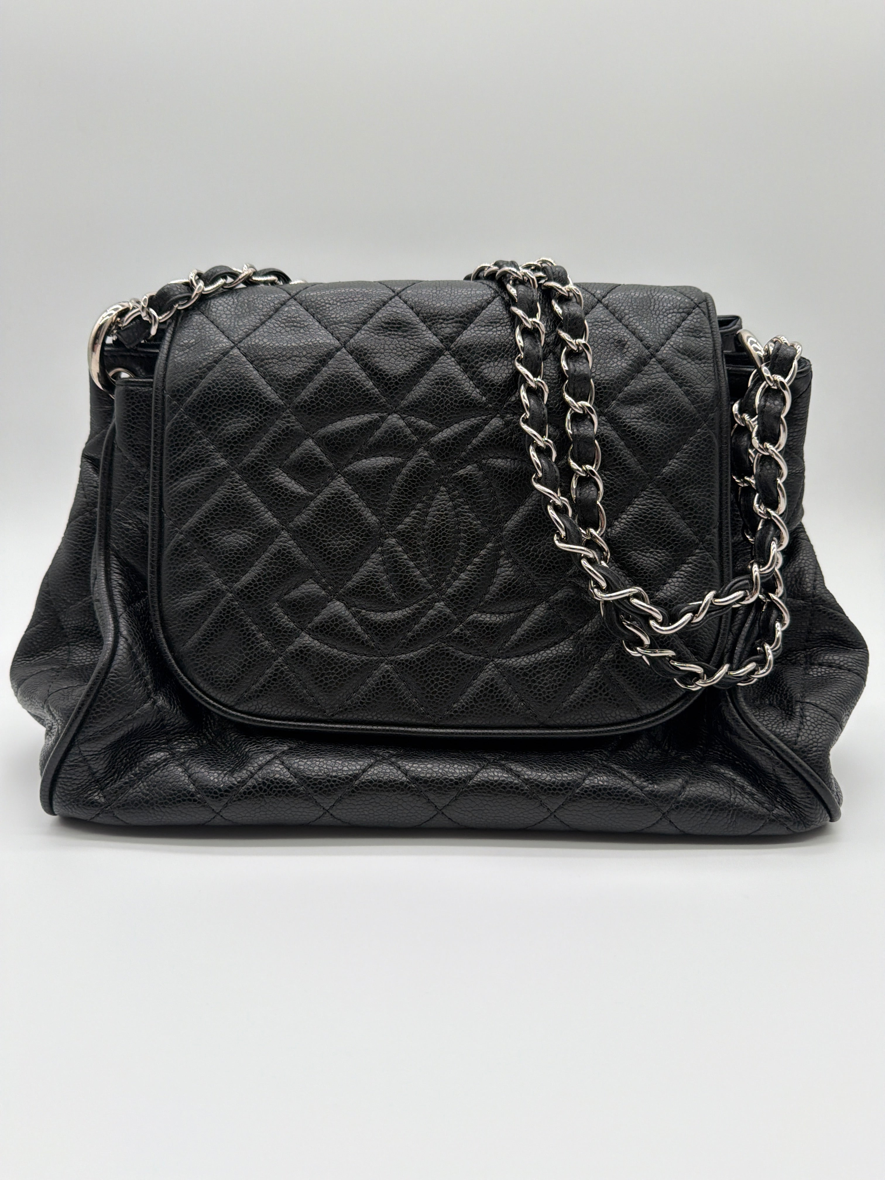 Chanel Quilted Caviar Timeless Accordion Flap — image 1
