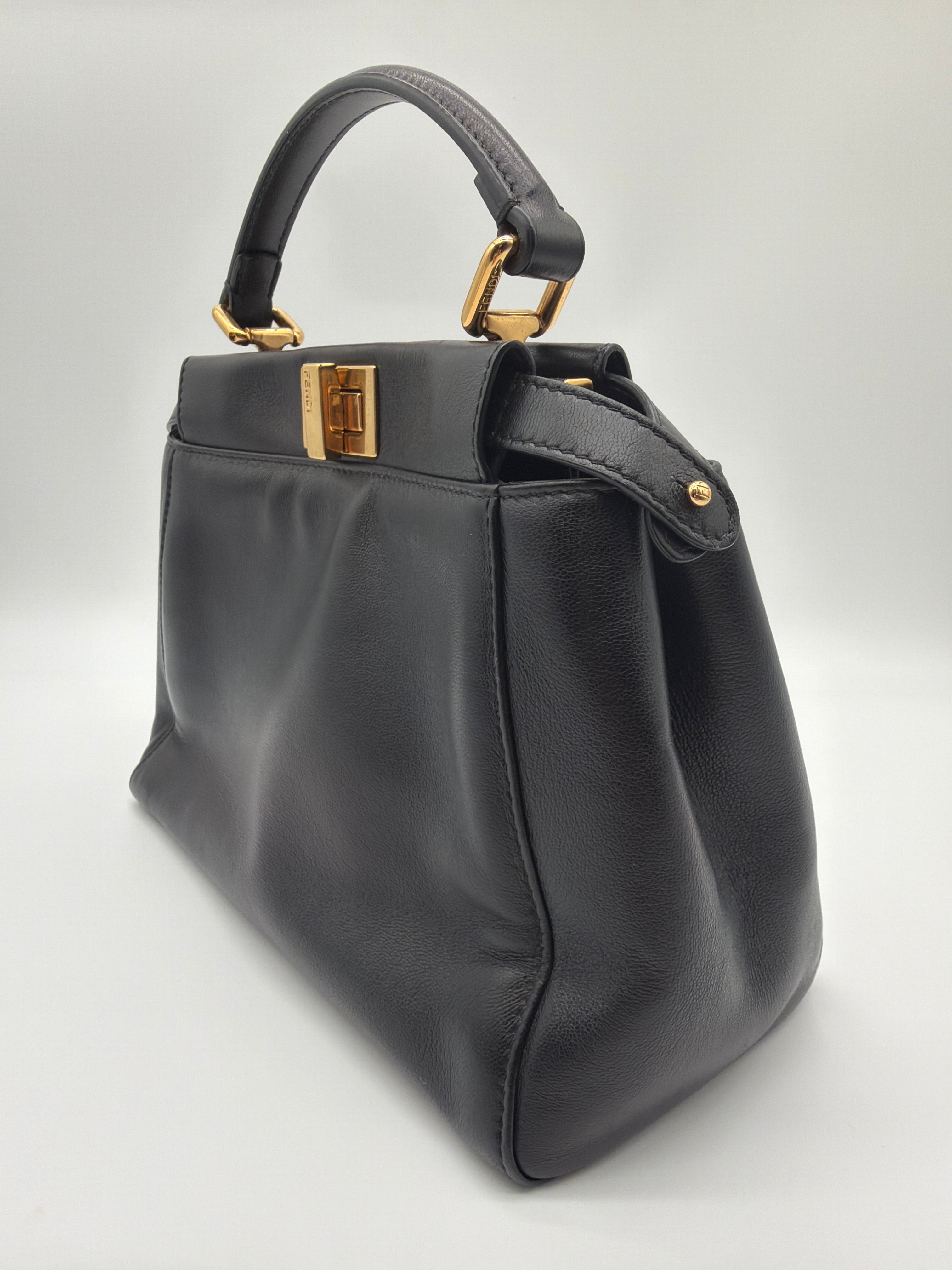 Fendi Peekaboo Mini in black leather — image 2