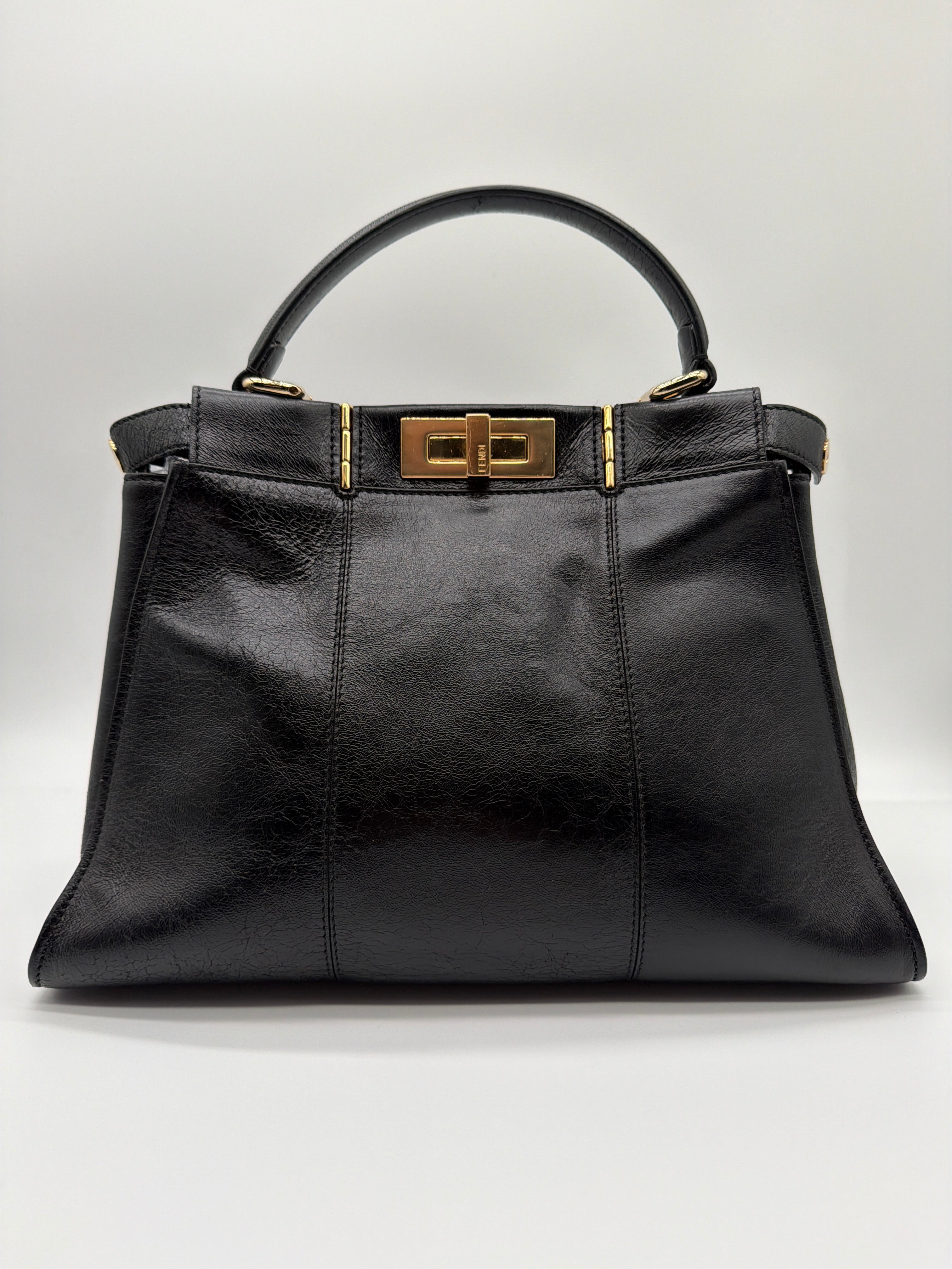 Fendi Agnello Old Shine Medium Peekaboo — image 4