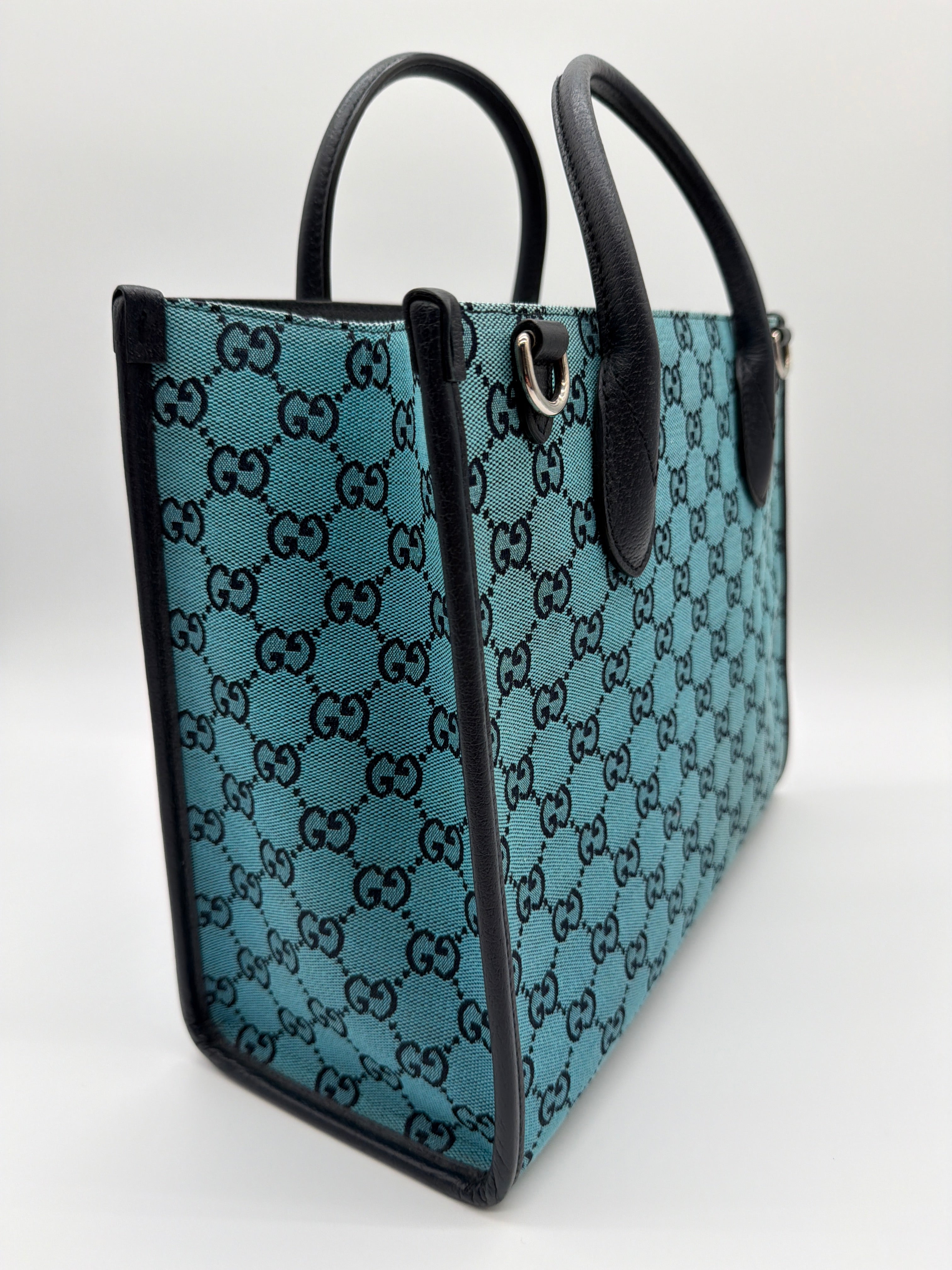 Gucci Small Interlocking G GG Canvas Tote — image 3