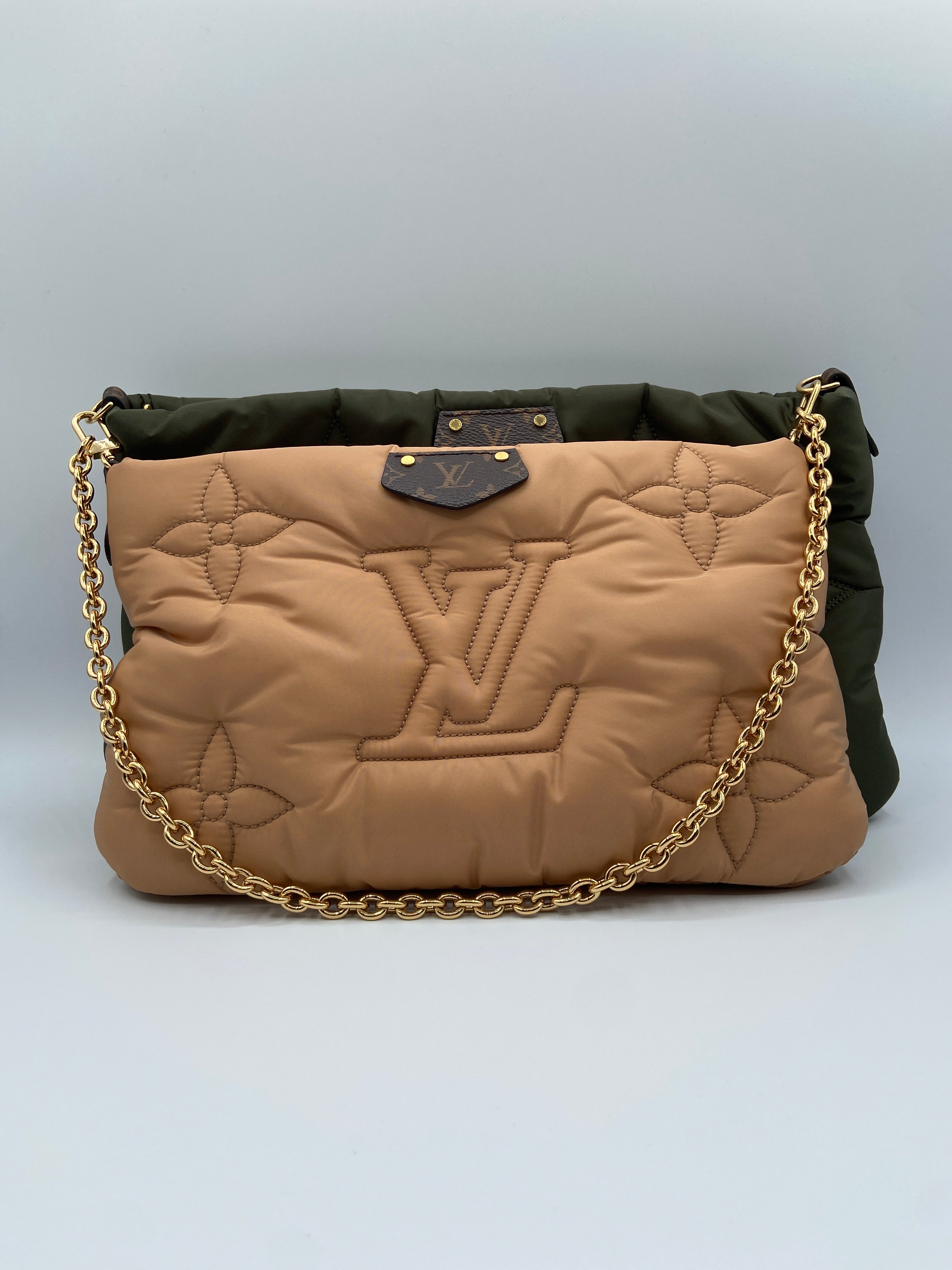 Louis Vuitton Multipochette Cushion Bag – Beige & Khaki Nylon with Monogram Accents