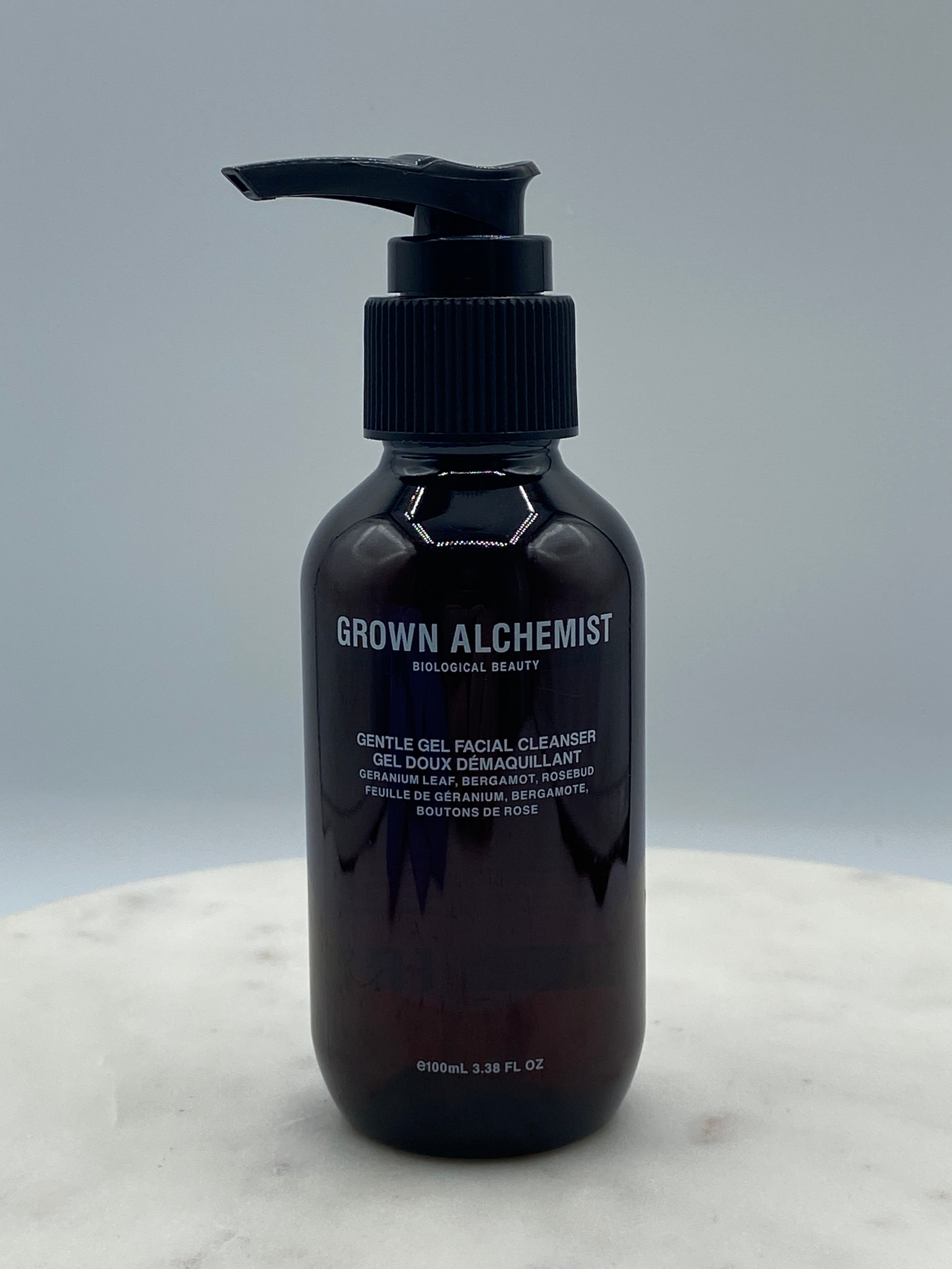 Grown Alchemist Gentle Gel Facial Cleanser – Geranium Leaf, Bergamot & Rosebud (100ml / 3.38 fl.oz.)