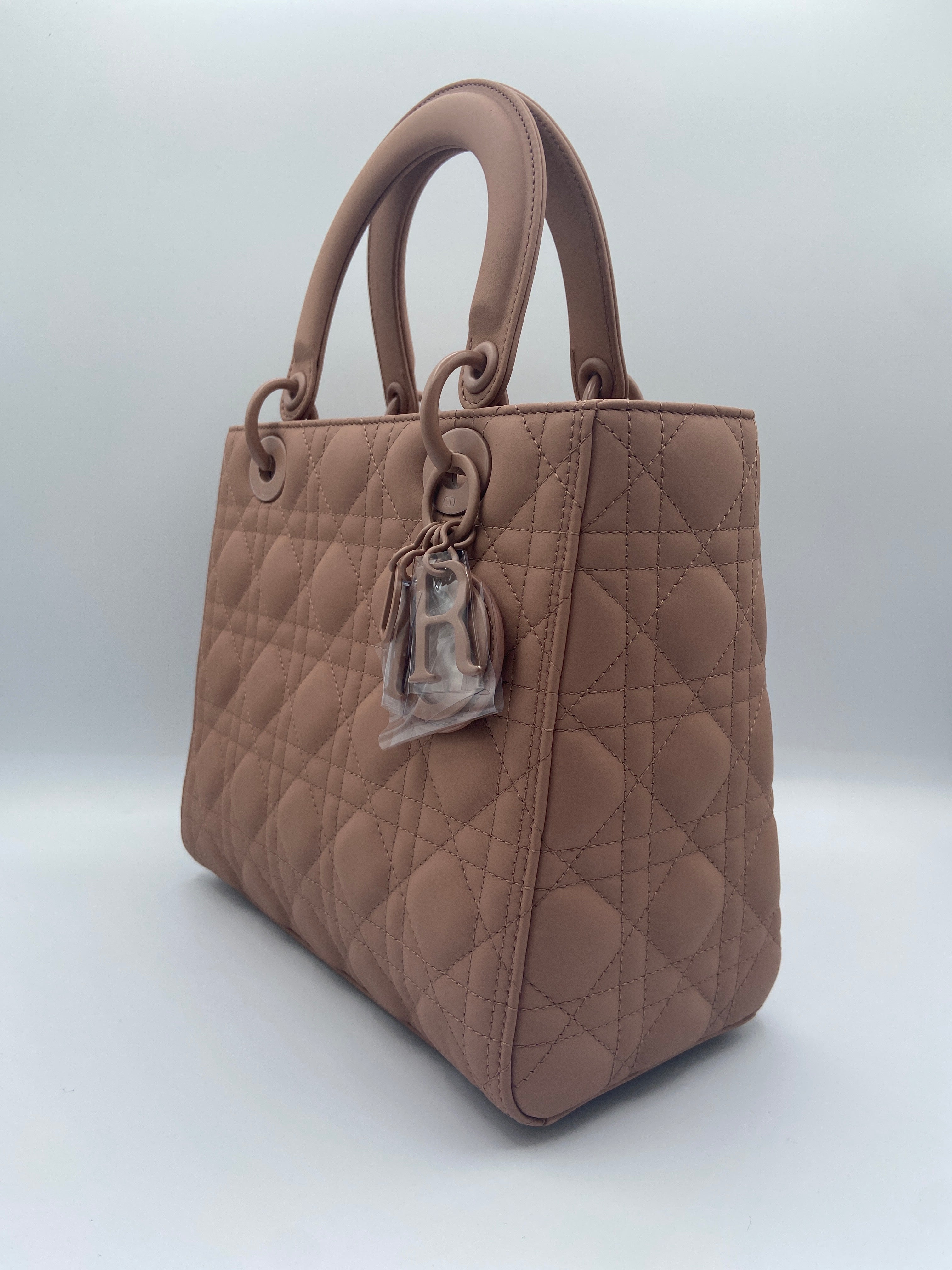 Christian Dior Lady Dior in Matte Cannage Calfskin