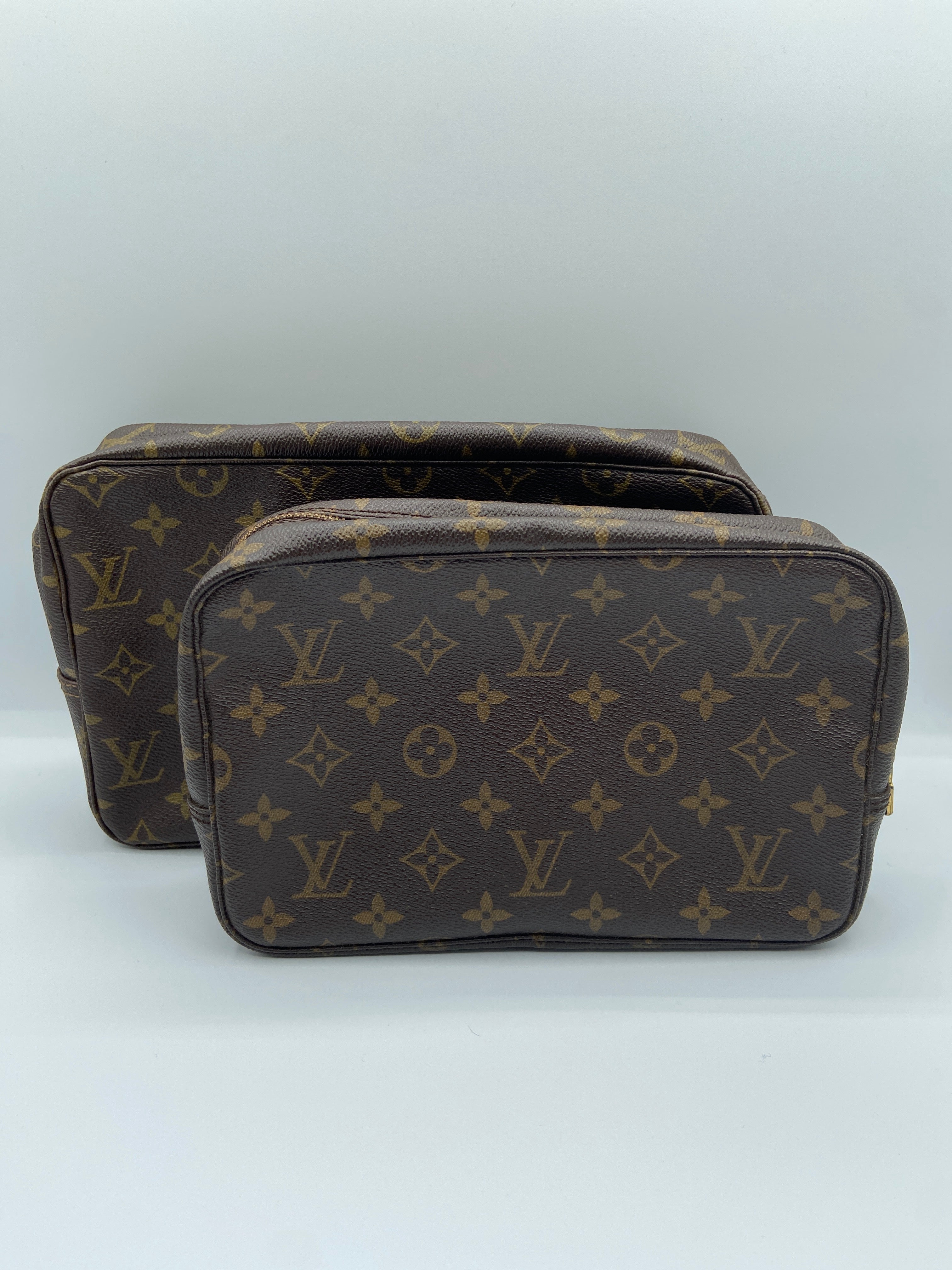 Louis Vuitton Monogram Trousse Bundle – Set of 2 Cosmetic Cases