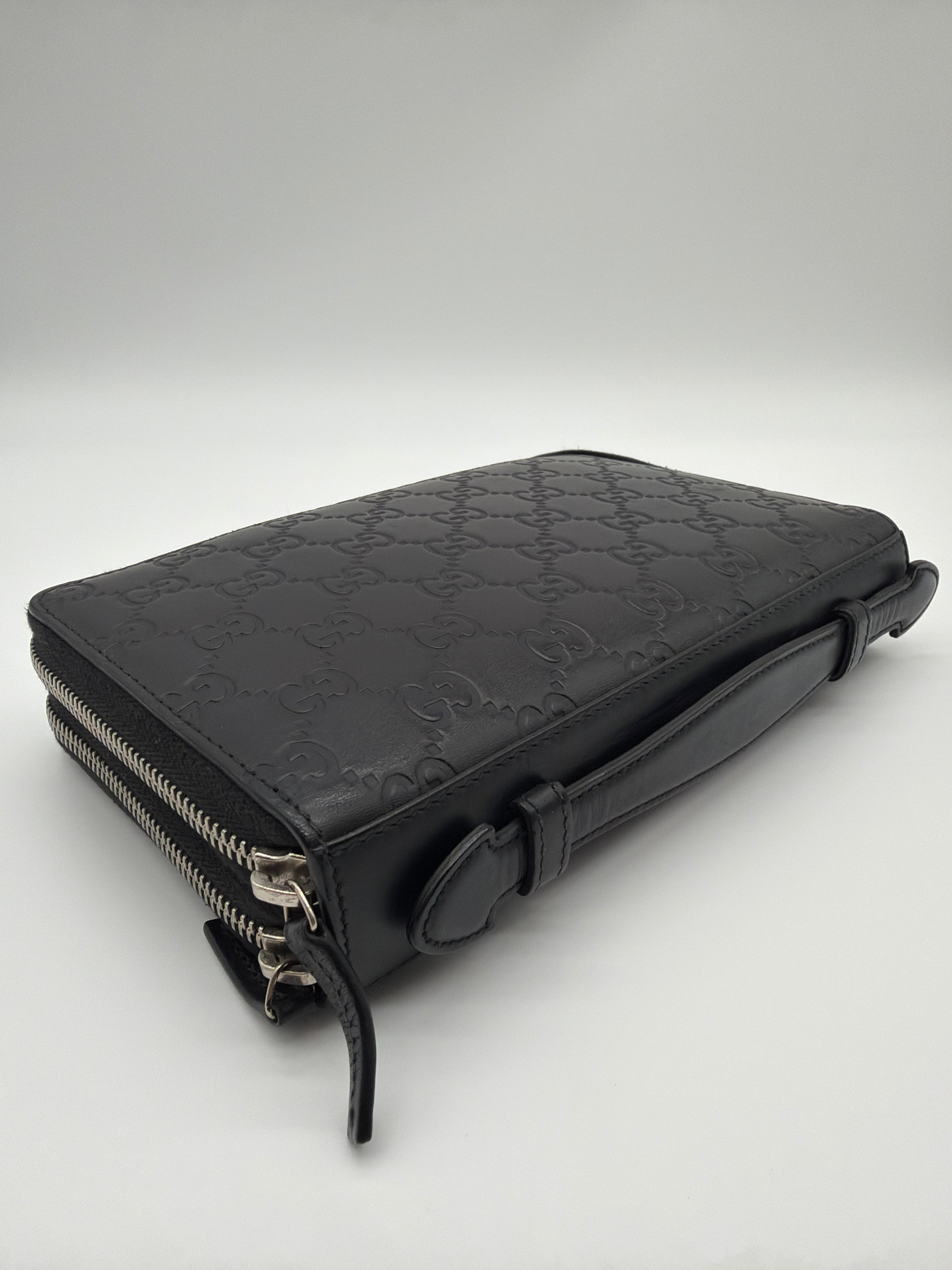 Gucci Guccissima Signature Microguccissima Bree Zip Around Wallet - image 3