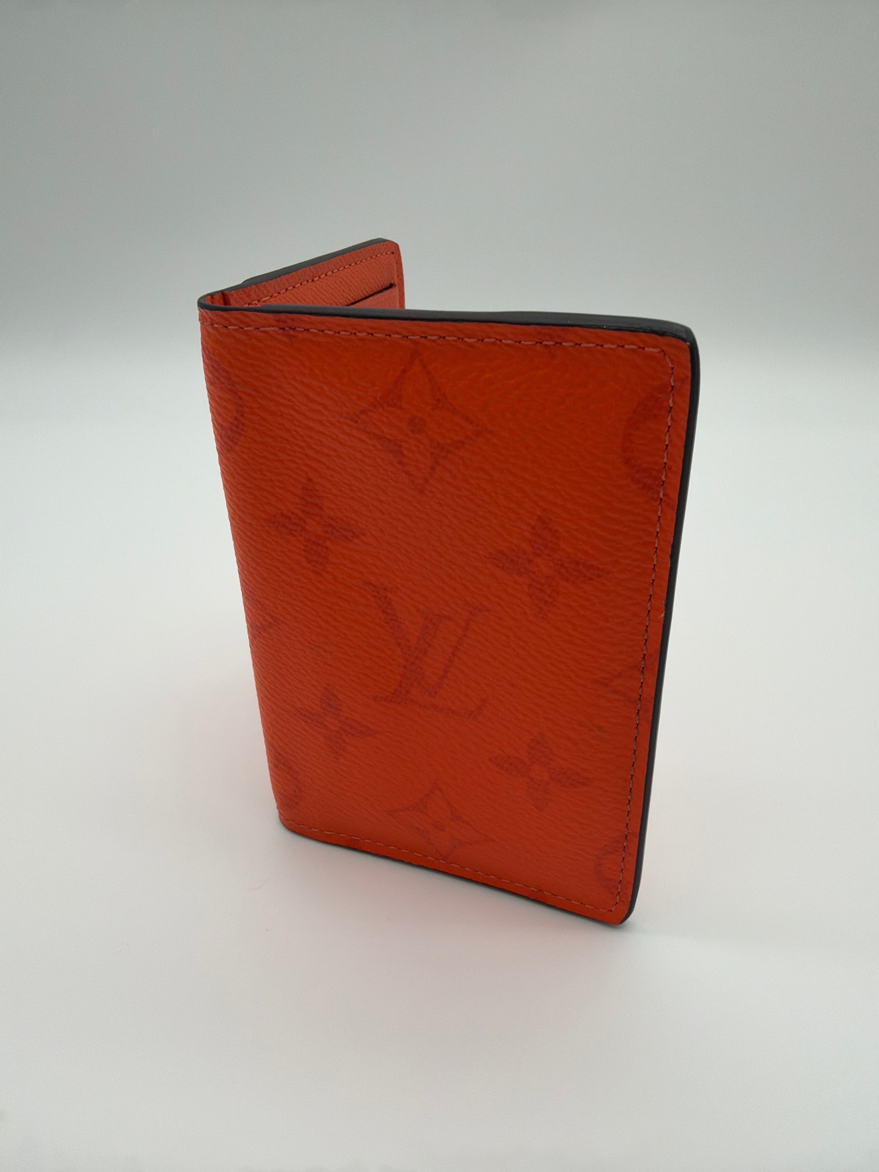 Louis Vuitton Taigarama Pocket Organizer in bright orange - image 1