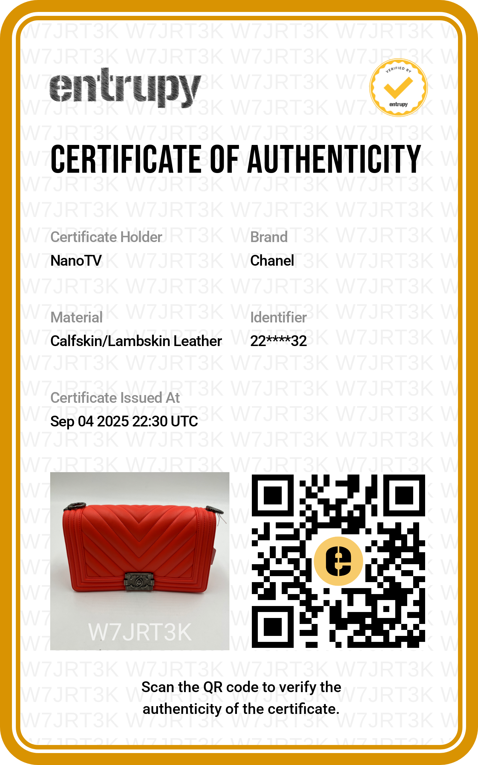 Chanel Le Boy Bag – Chevron Quilted Lambskin in Salmon/Coral