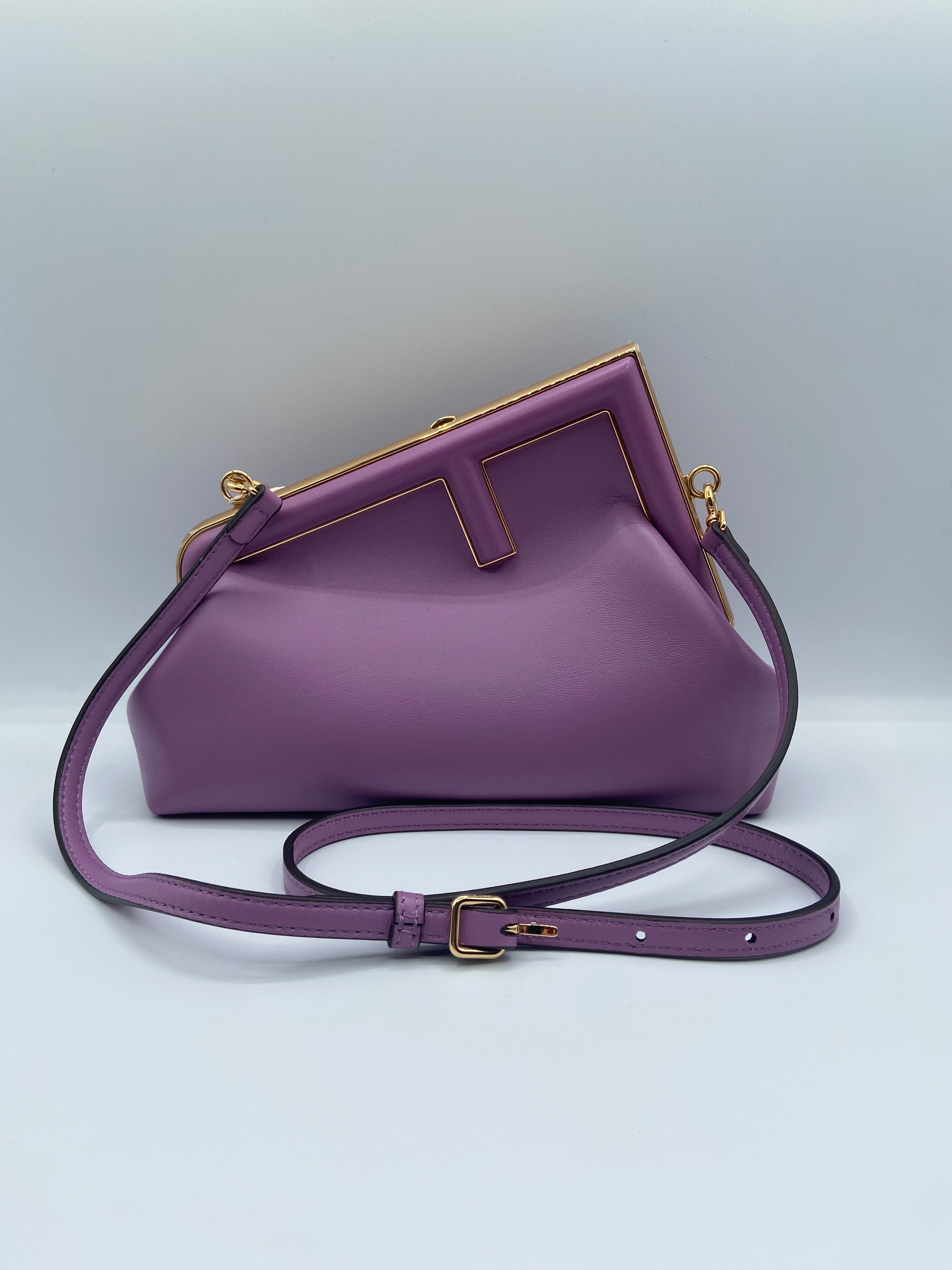 Fendi First Limited Edition – Purple Leather Shoulder Bag