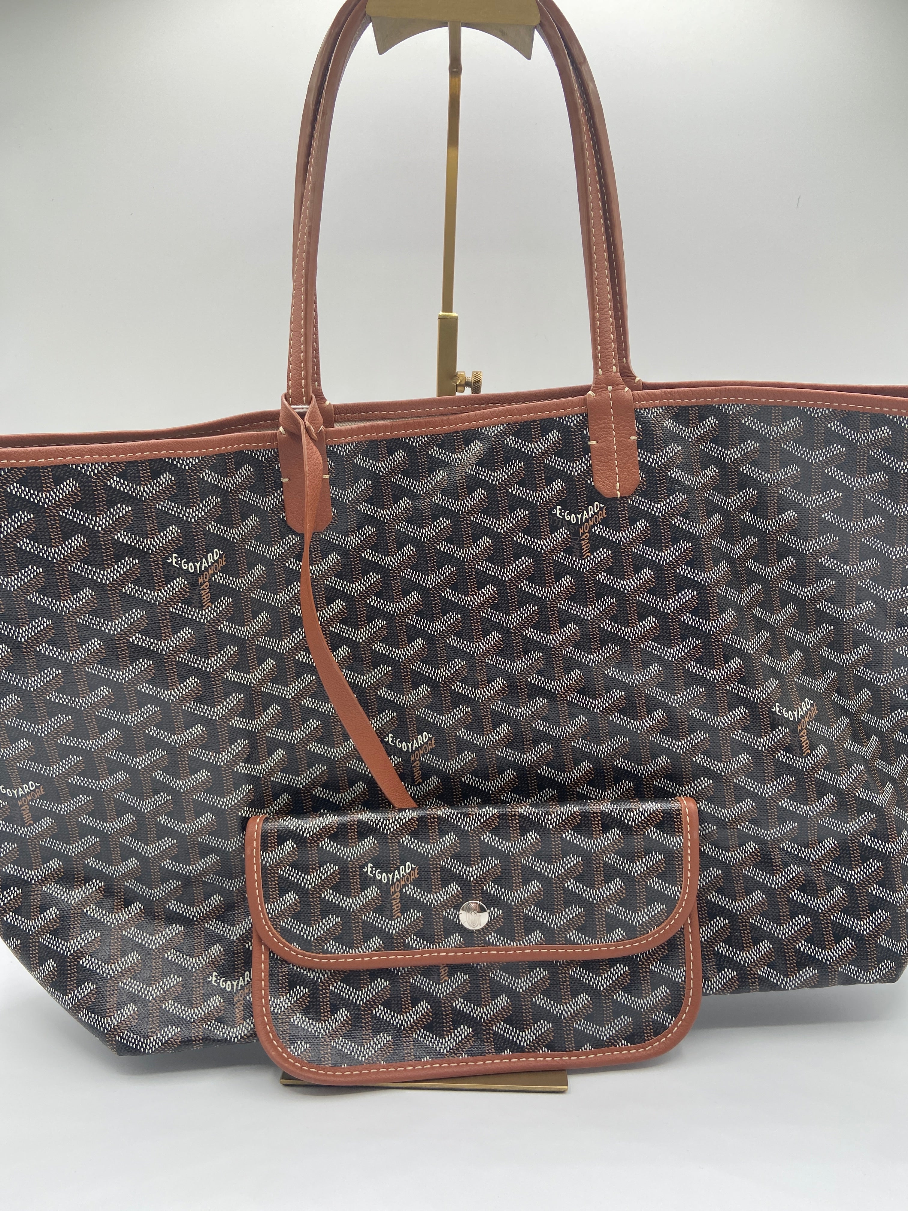 Goyard Saint Louis PM Tote – Goyardine Canvas in Black/Gold