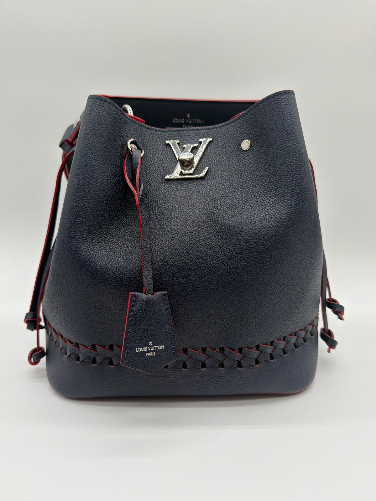 Louis Vuitton Lockme Bucket Bag in Marine Rouge image 1