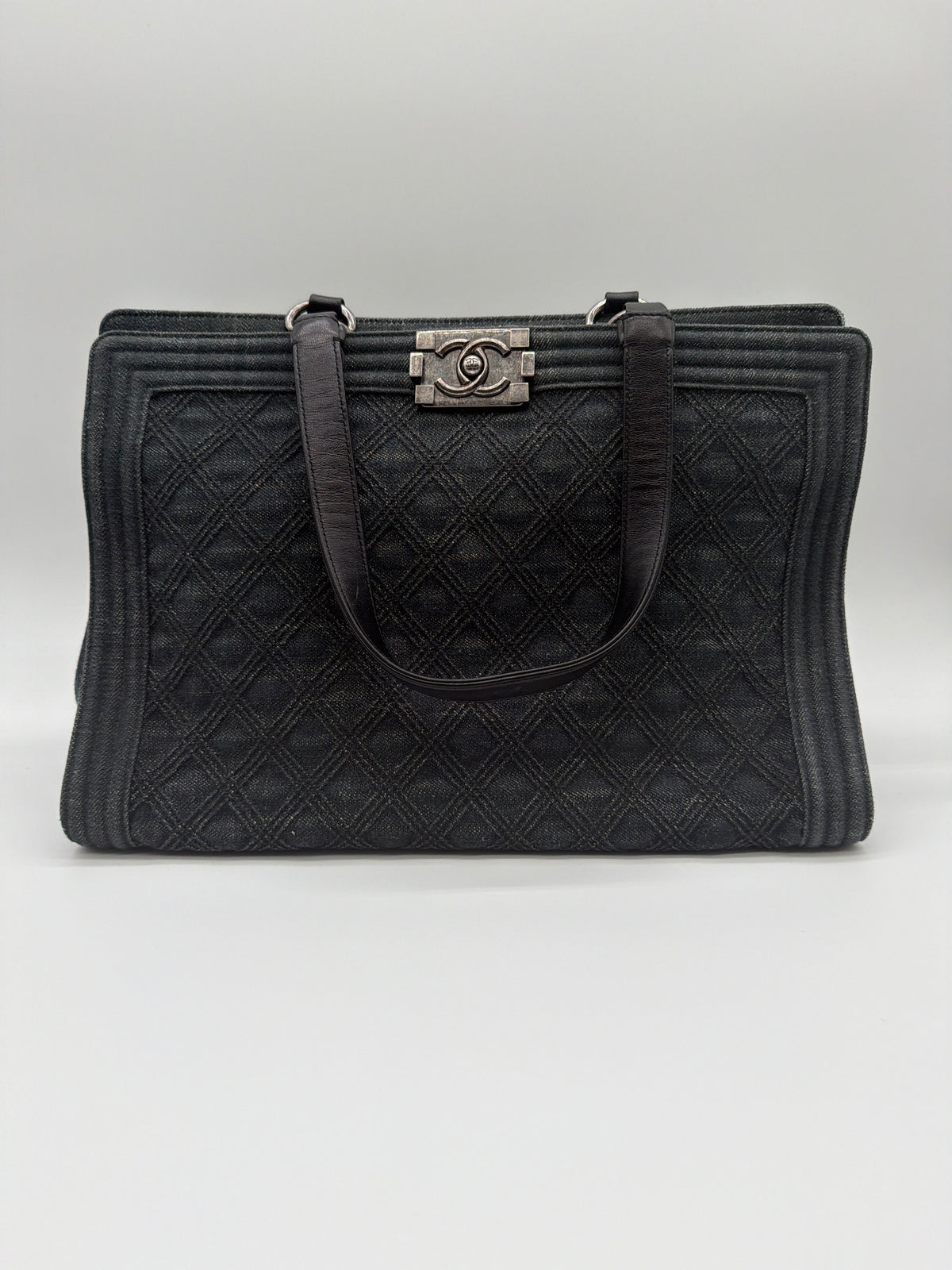 Chanel Denim Boy Shopping Tote from the 2015-2016 collection image 1