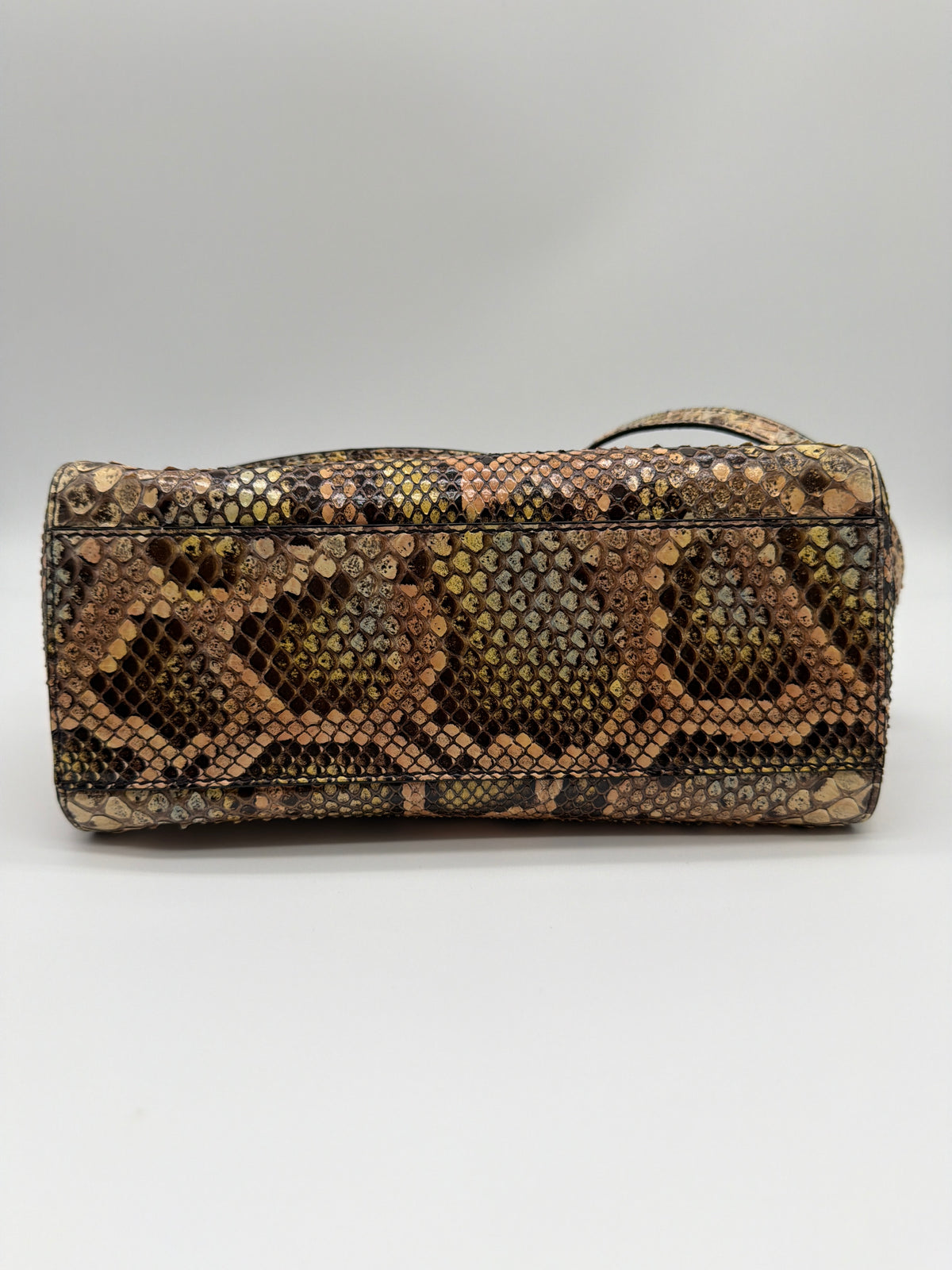 Fendi Python Mini Peekaboo in multicolor snakeskin image 4