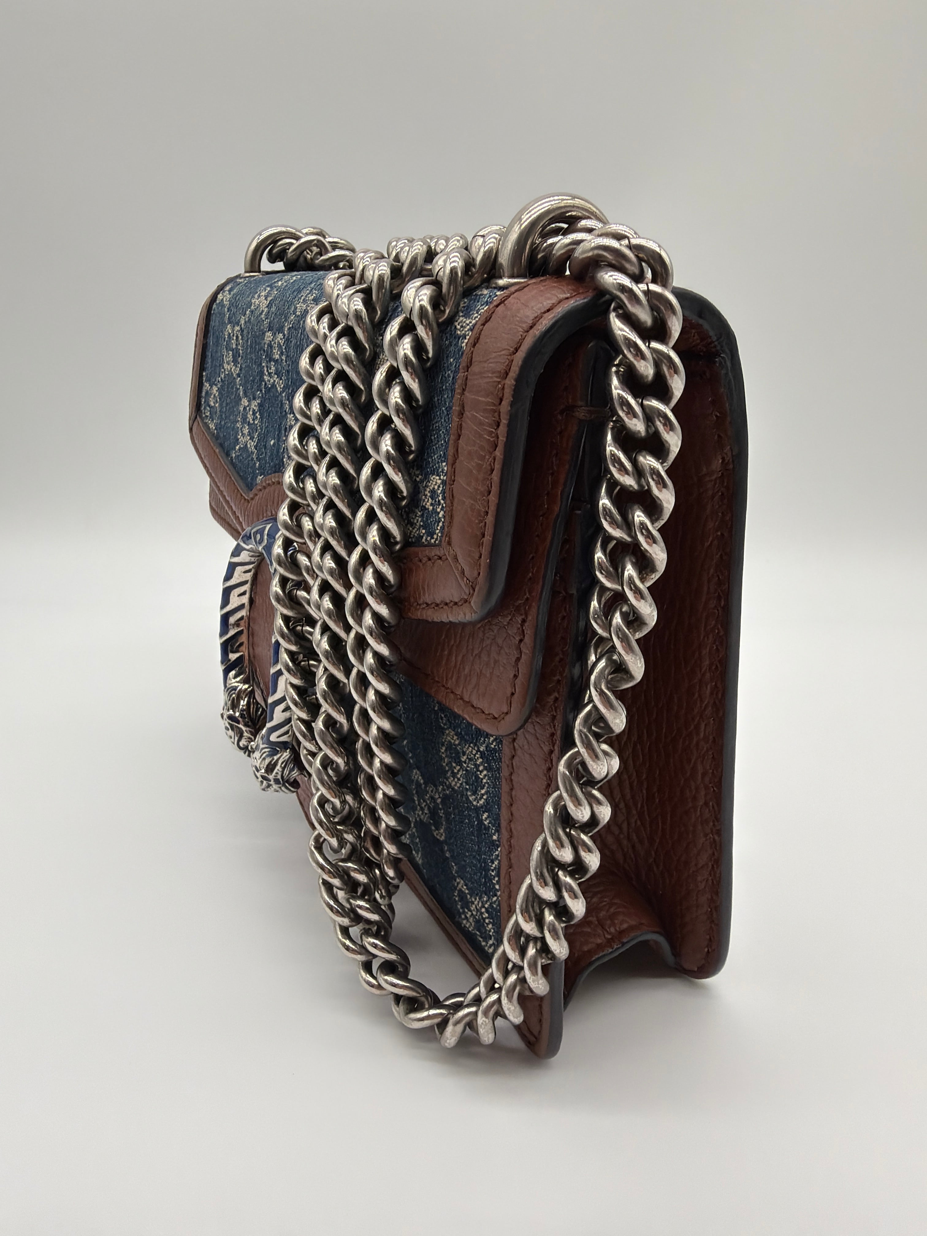 Gucci GG Denim Dionysus shoulder bag image 2