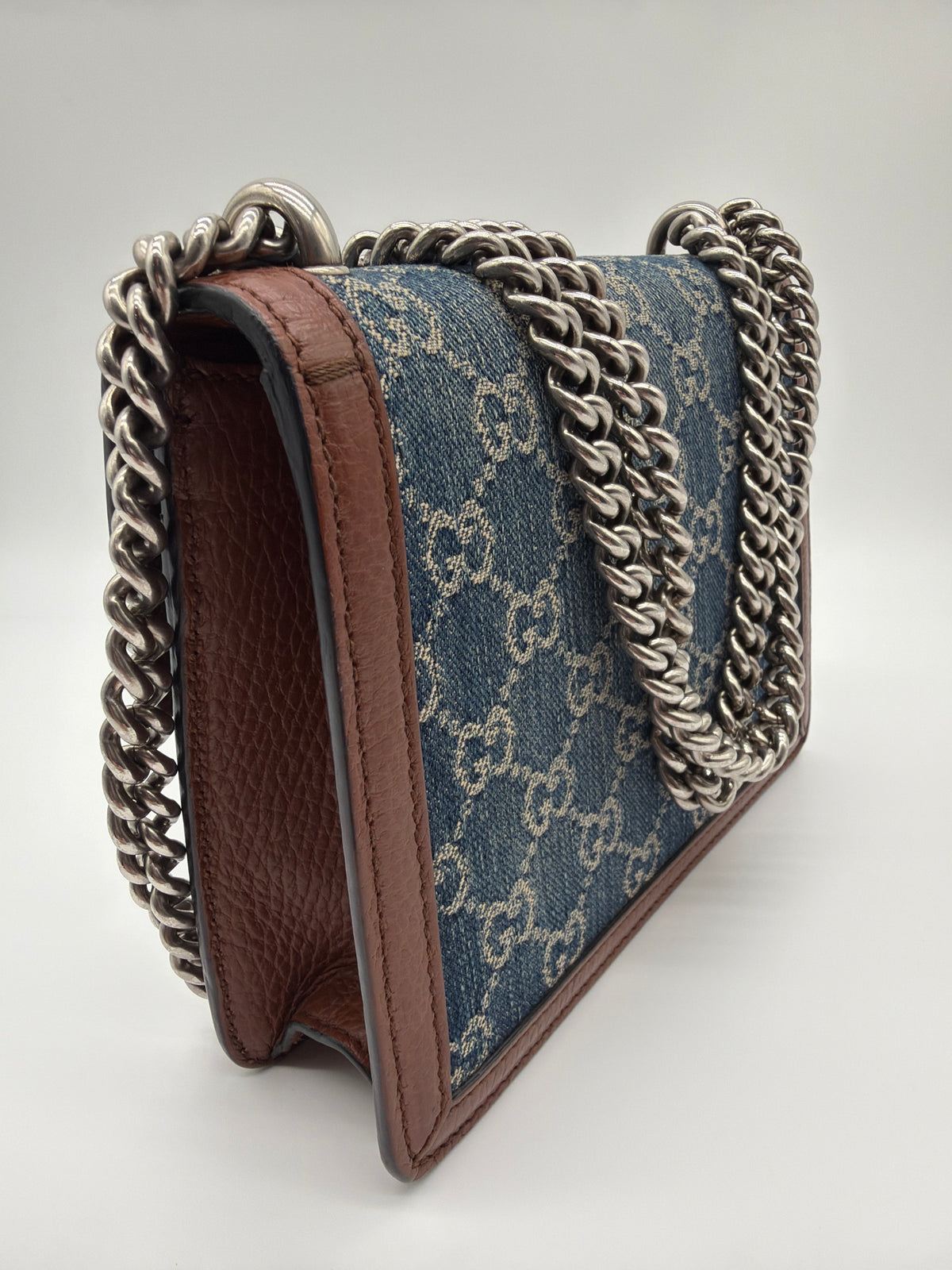 Gucci GG Denim Dionysus shoulder bag image 3