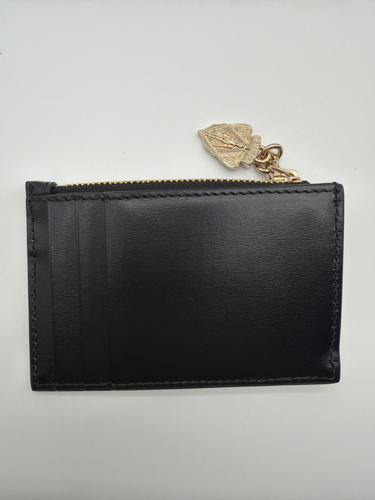 Gucci GG canvas and leather card case in black image 2