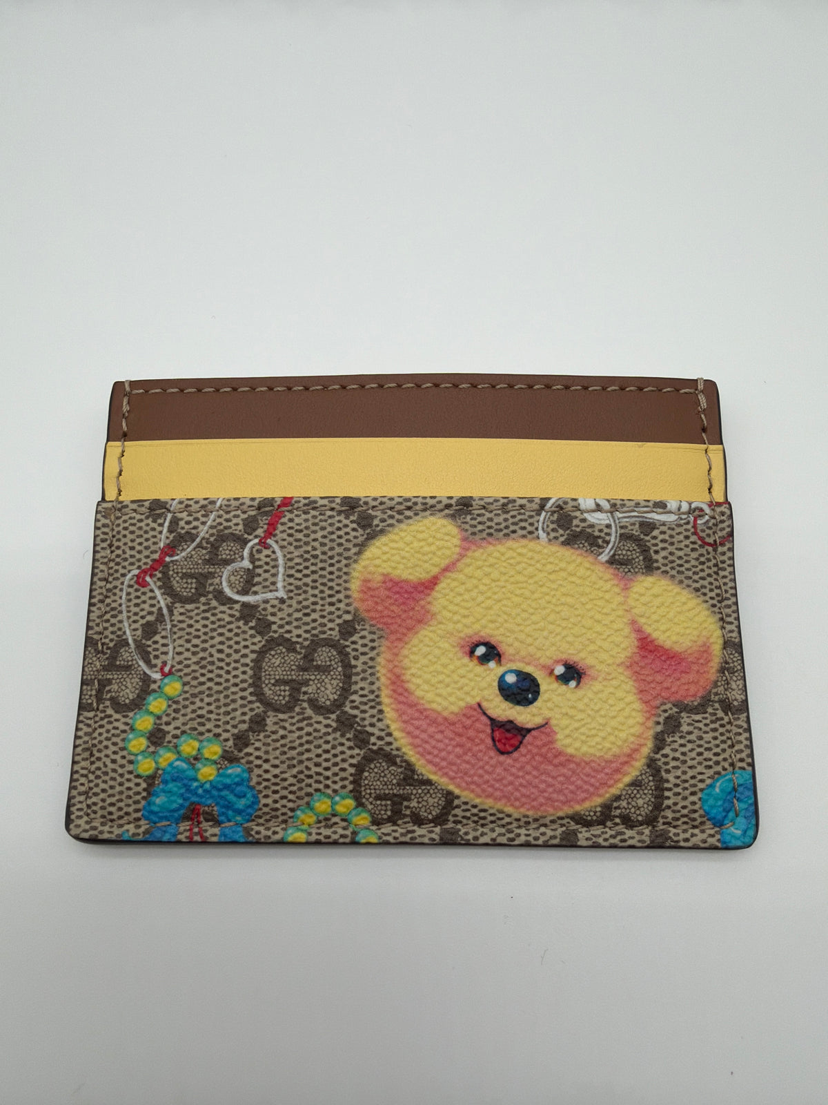  Gucci card case with motif GG canvas image 1