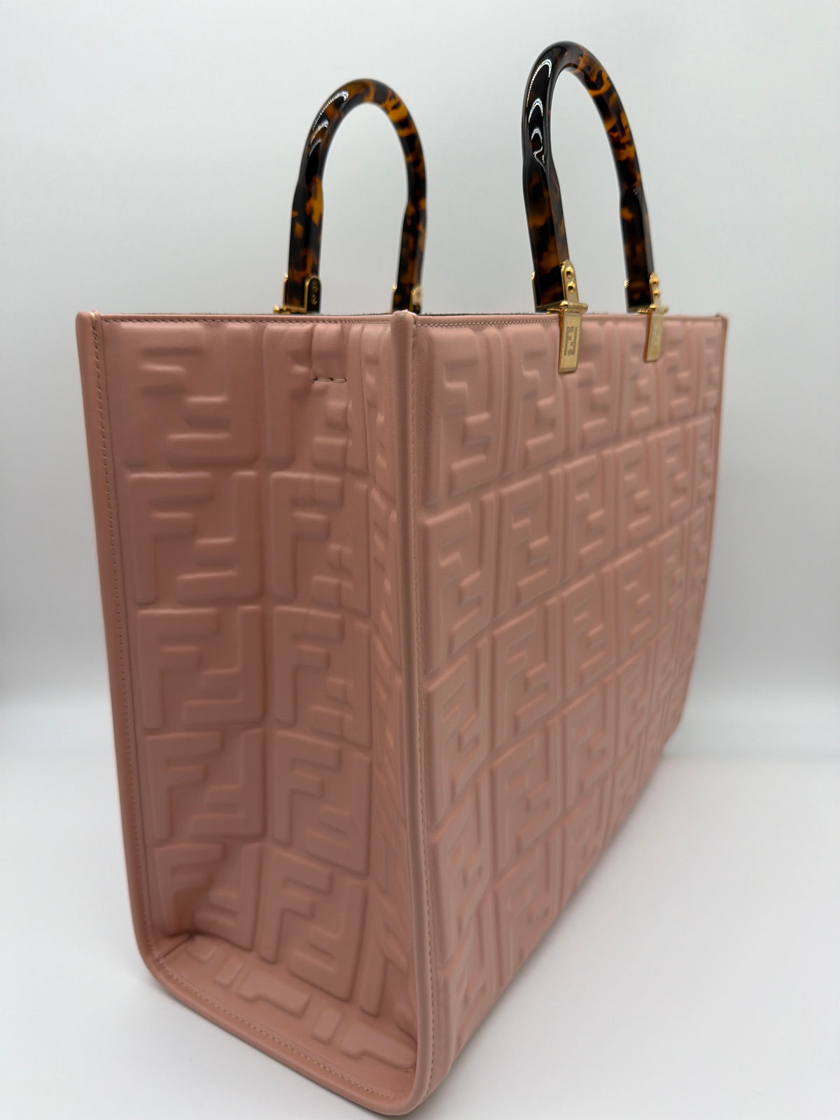 Fendi Sunshine Medium Tote in light pink  image 3