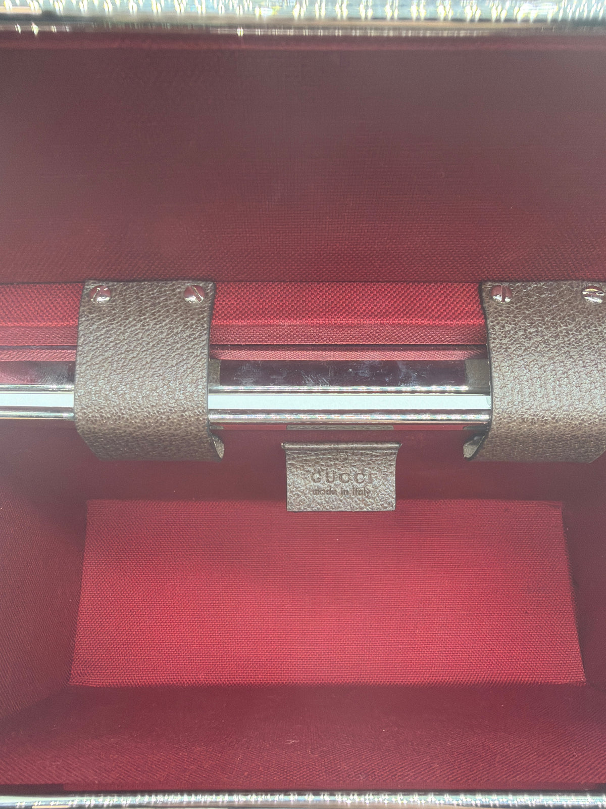 Gucci GG Supreme Monogram Globe-Trotter Beauty Case image 2