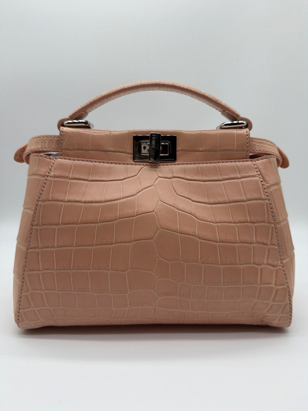 Fendi Peekaboo in Peach Alligator  image 2