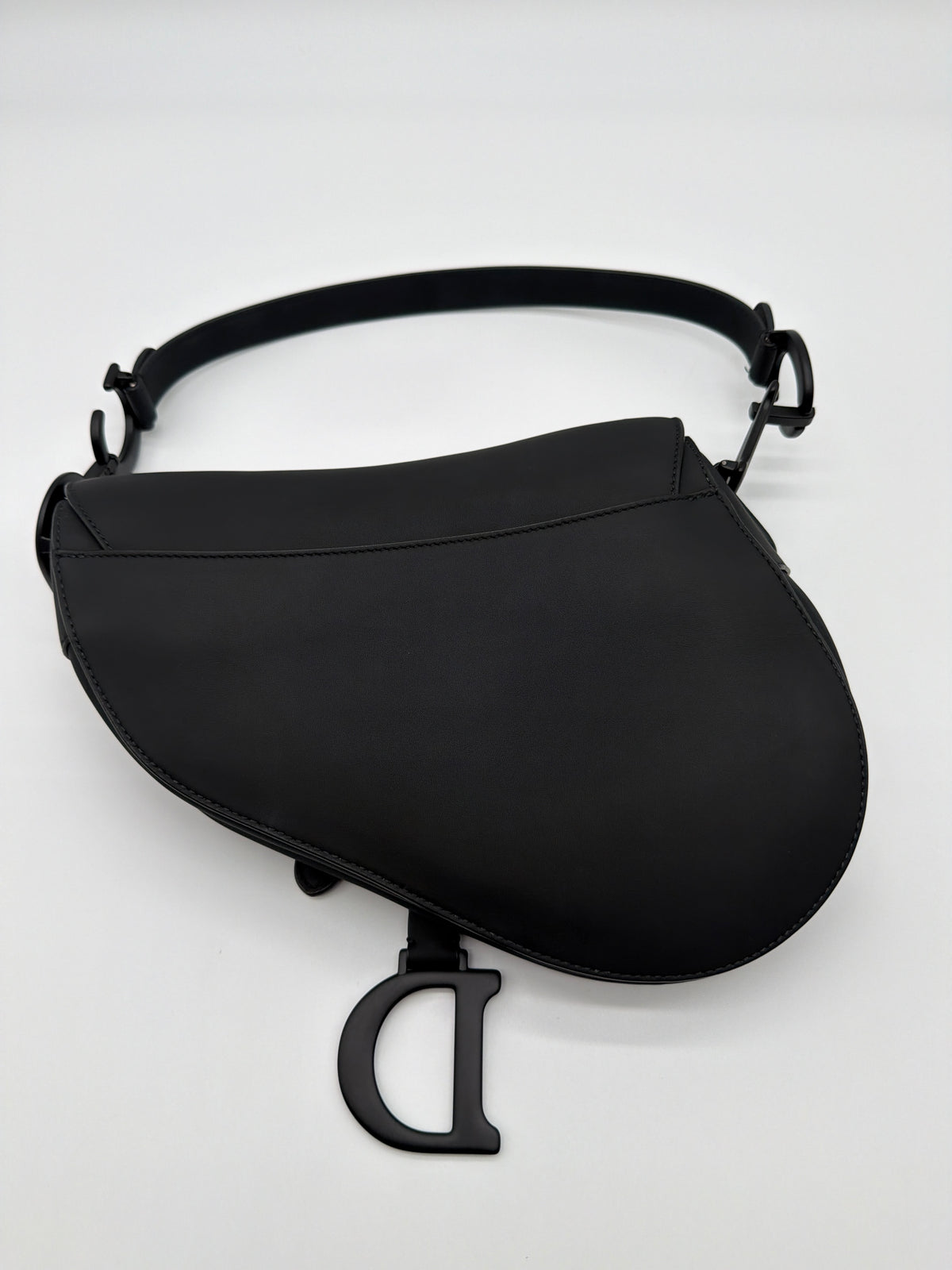 Christian Dior Saddle Bag in Black Ultramatte Calfskin image 3