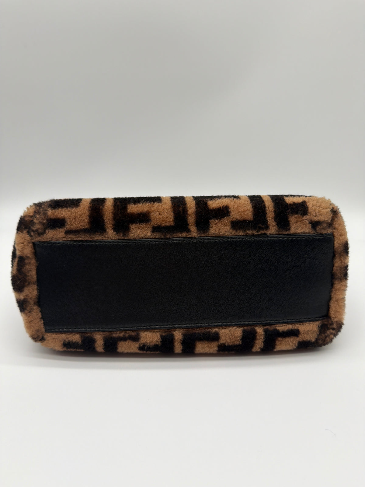 Fendi Shearling Nappa Macro FF 1974 Mini Peekaboo image 5
