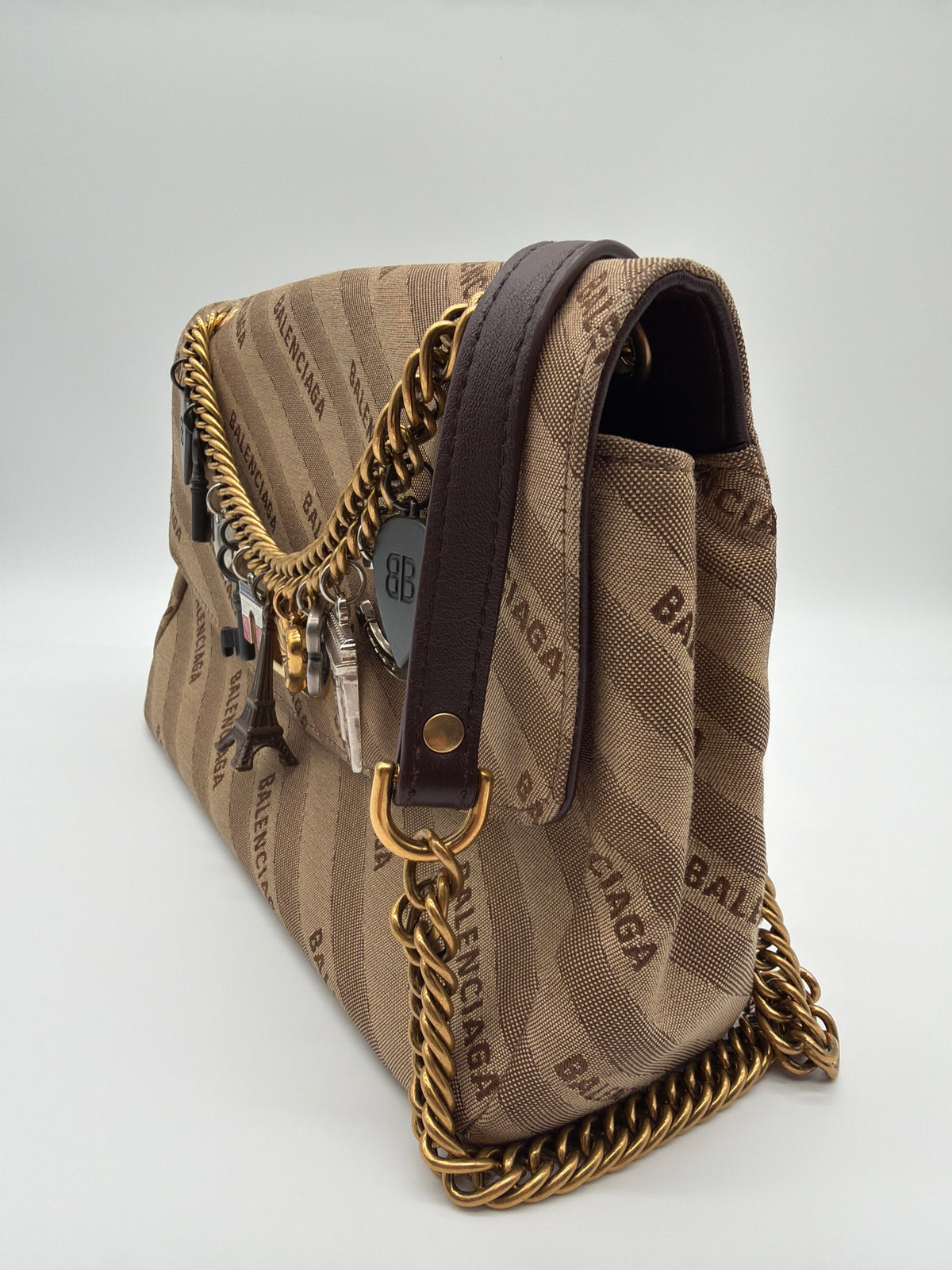 Balenciaga BB Chain Round Charms Shoulder Bag image 2