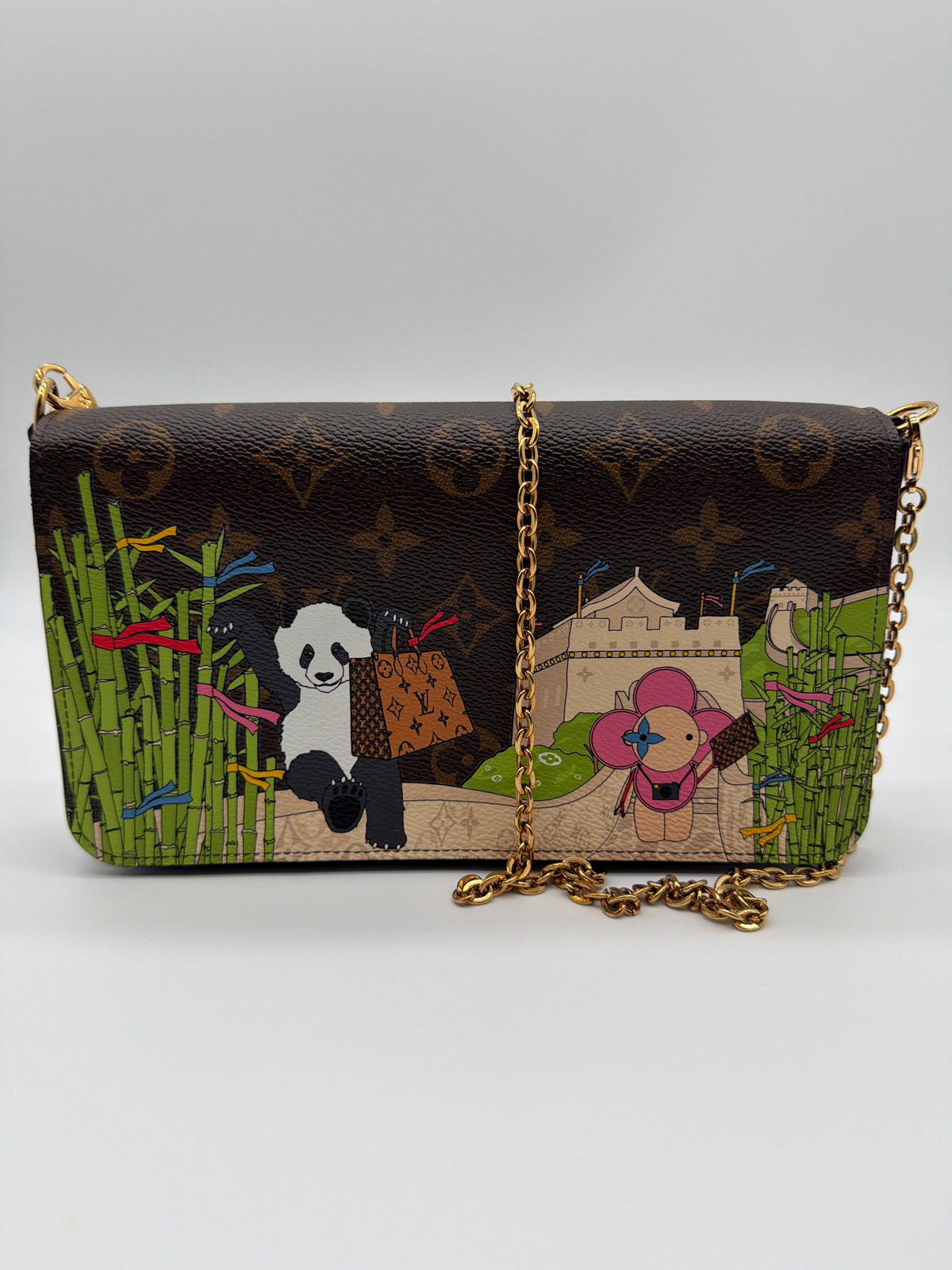 Louis Vuitton Monogram Pochette Félicie from the 2021 Christmas Animation  image 1